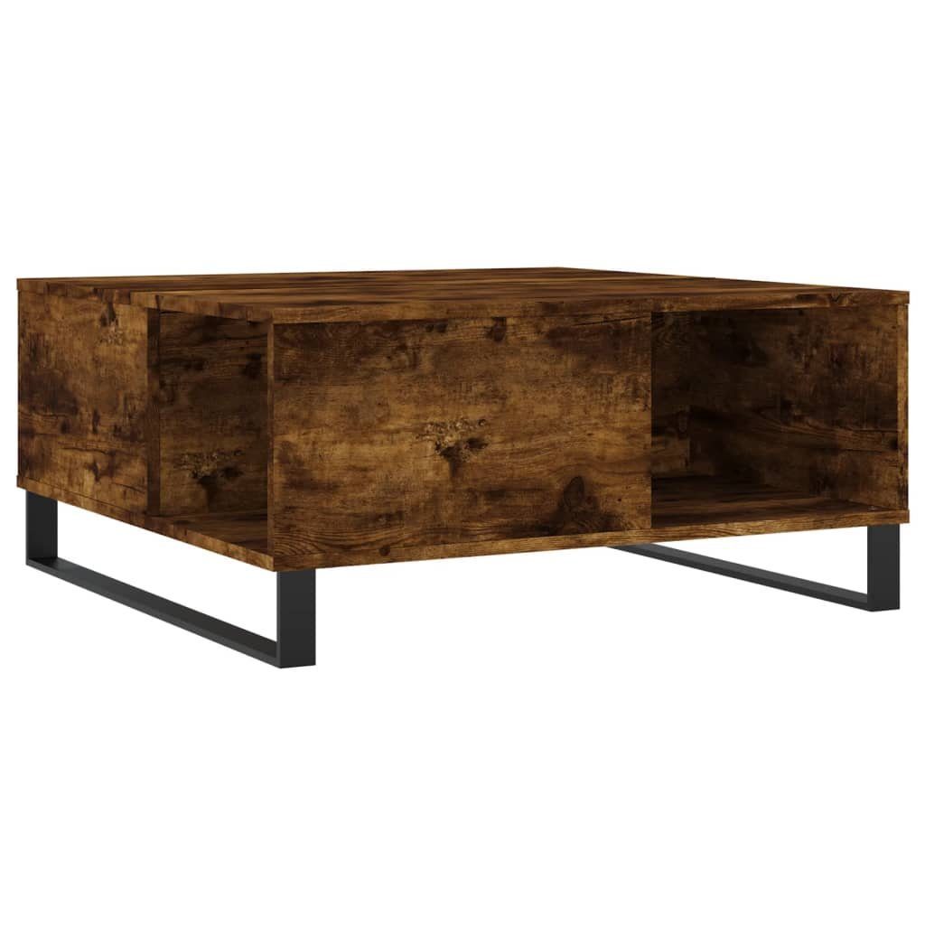 vidaXL Couchtisch Couchtisch Räuchereiche 80x80x36,5 cm günstig online kaufen