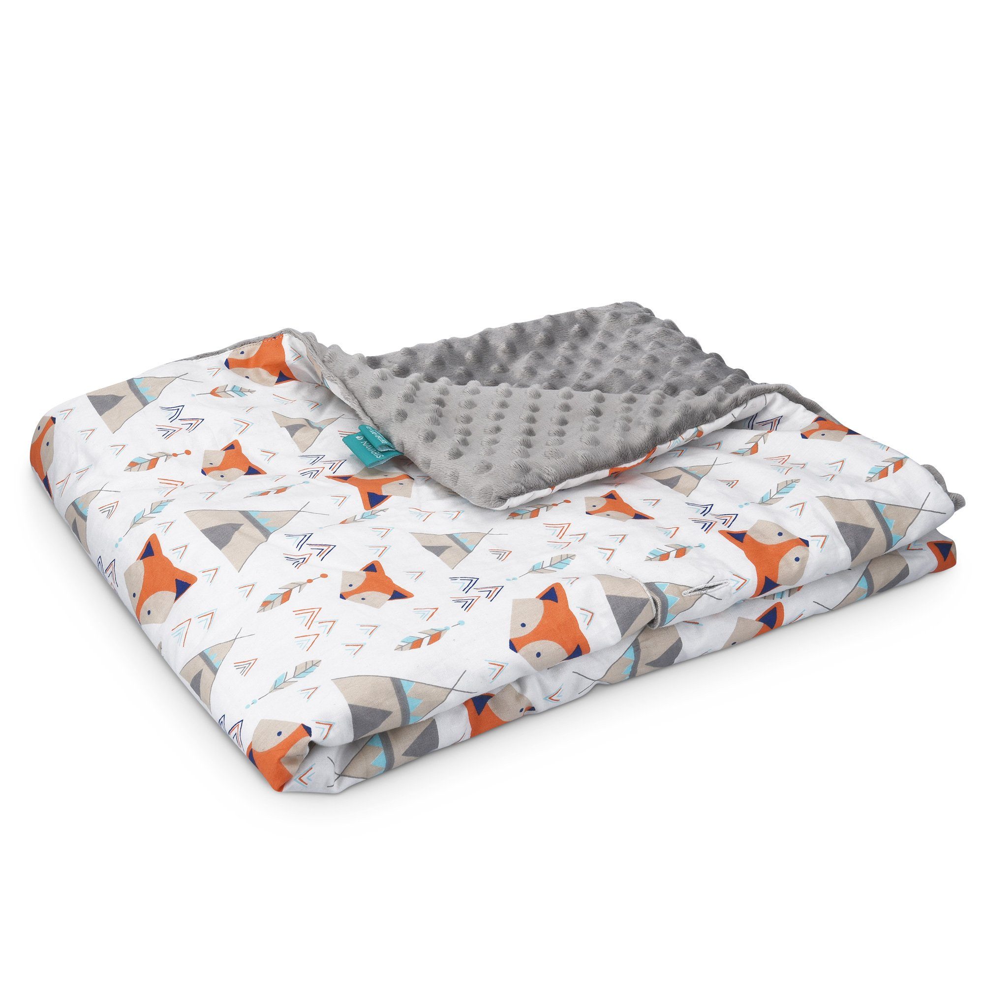 - Navaris für Babyschale universal Einschlagdecke Fußsack Fuchs Design, - Decke -