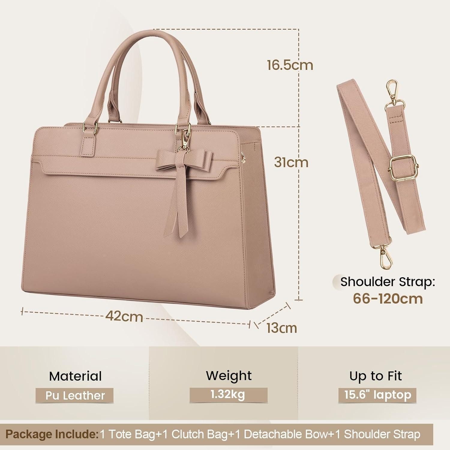 LuxusKollektion Laptoptasche Handtasche Laptoptasche Damen 15.6 Zoll Wasser günstig online kaufen