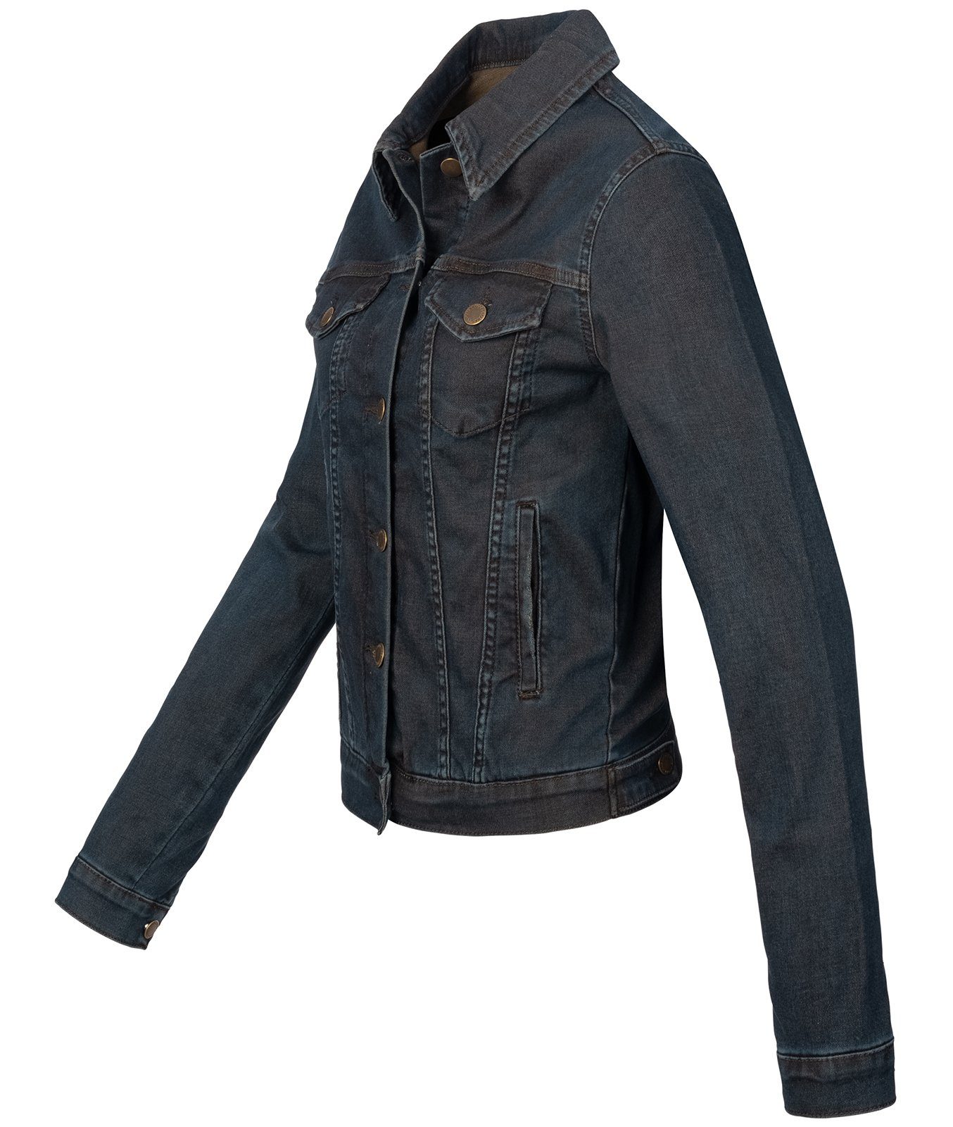 Damen Rock Creek Mittelblau Jeansjacke D-401 Denim Jeansjacke