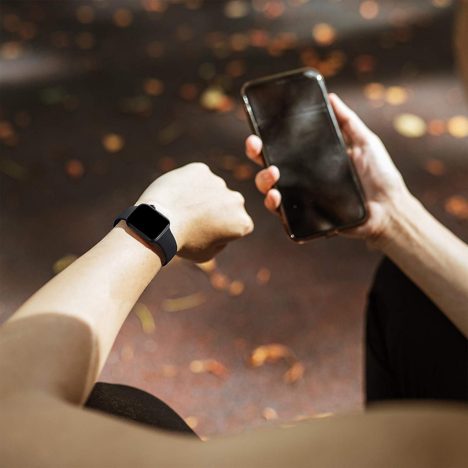 FELIXLEO Uhrenarmband Watch Apple Kompatibel 42/44/45MM, ErsatzSport mit Armband Armbänder