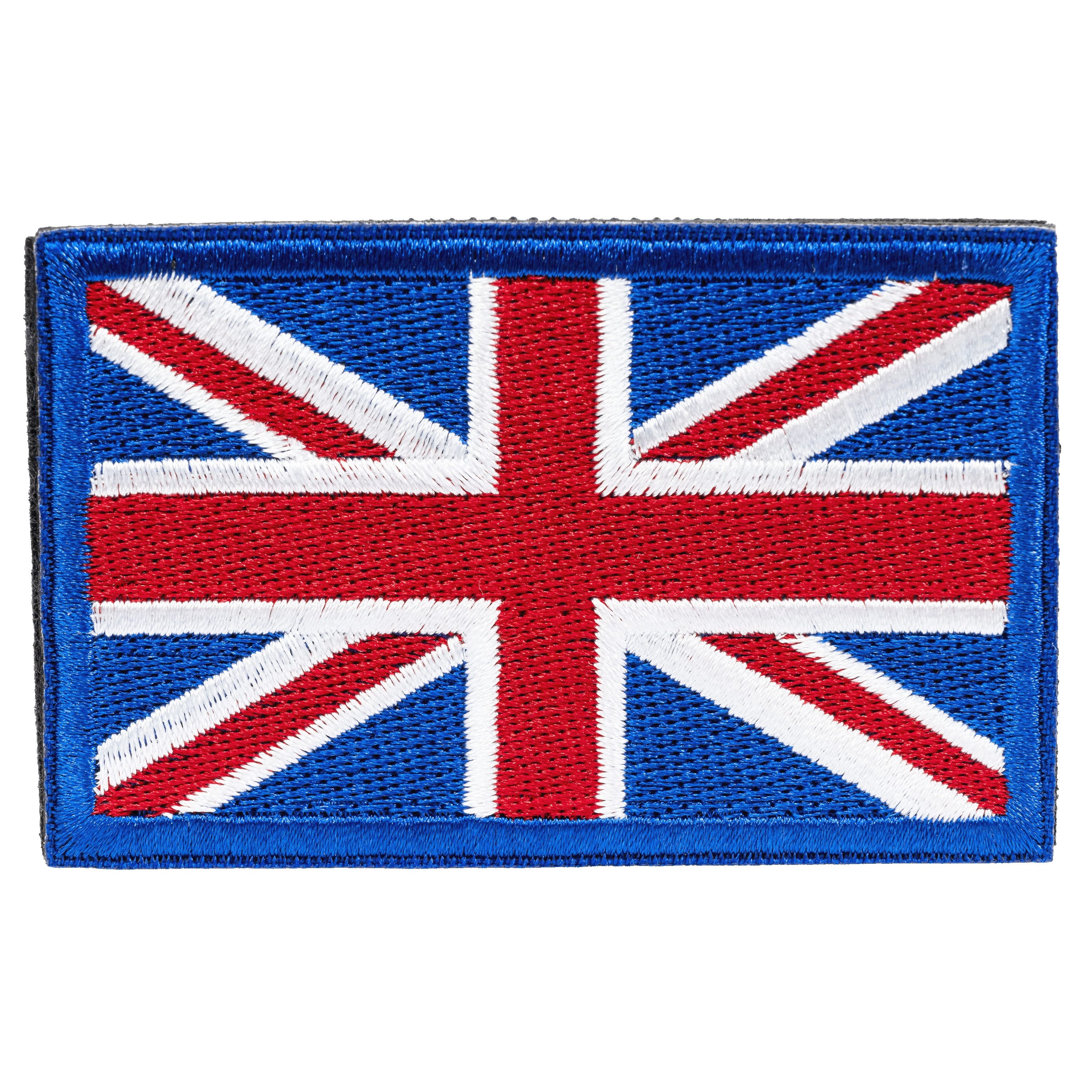 SCHNORR Aufnäher Großbritannien Klett-Patch 80 x 50 mm gestickter Flaggen-Patch, Grossbritannien, Grossbritannien