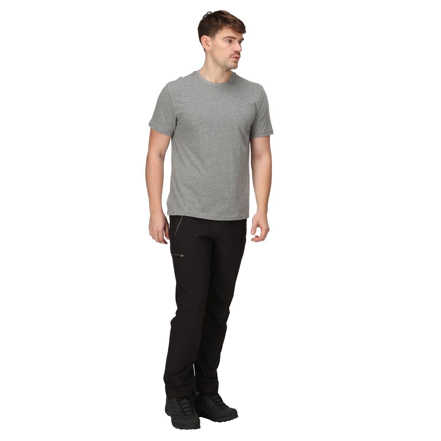 Regatta Outdoorhose Xert Stretch III Herren Wanderhose mit Gürtel in Kurzgröße (0-tlg)