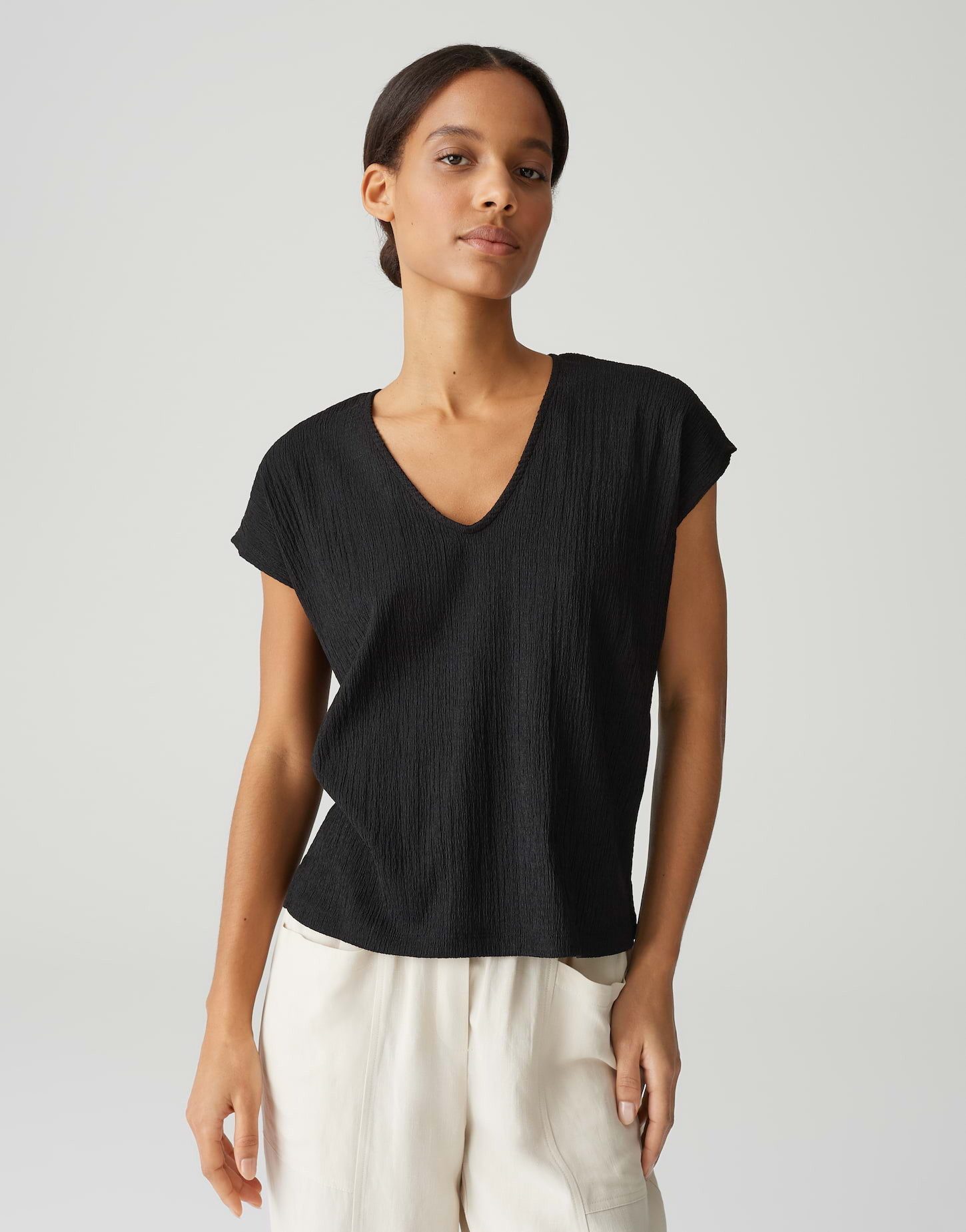 OPUS Kurzarmshirt SIRUKUS STRUCTURE Regular mit Crash Effekt günstig online kaufen