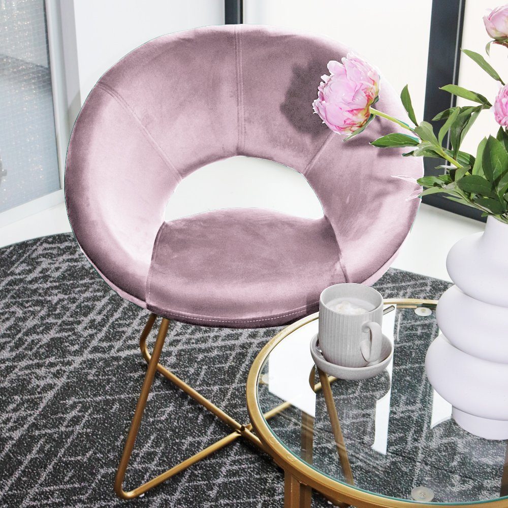 HOME DELUXE Stuhl Samtstuhl SELESA 72 x 58 x 44 cm, Esszimmerstuhl Küchenst günstig online kaufen