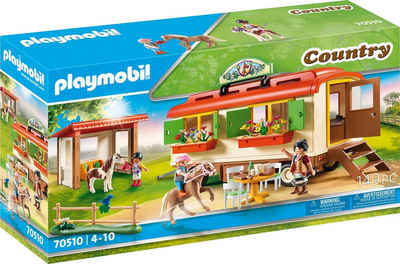 Playmobil® Konstruktions-Spielset »Ponycamp-Übernachtungswagen (70510), Country«, (149 St), Made in Germany