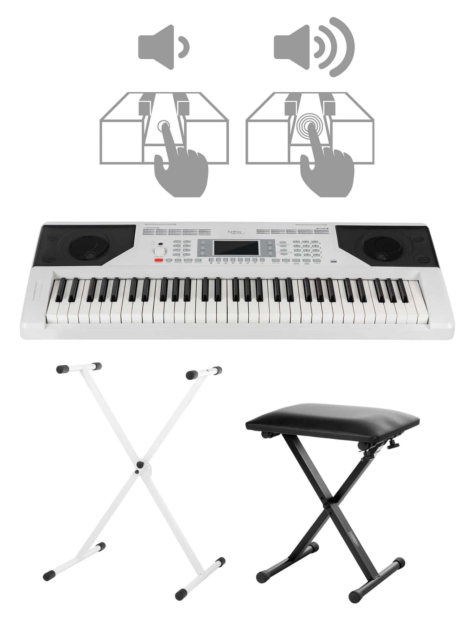 Home-Keyboard 61 Edition Touch (Touch Response, 300 Sounds, MP3-/USB-Port)