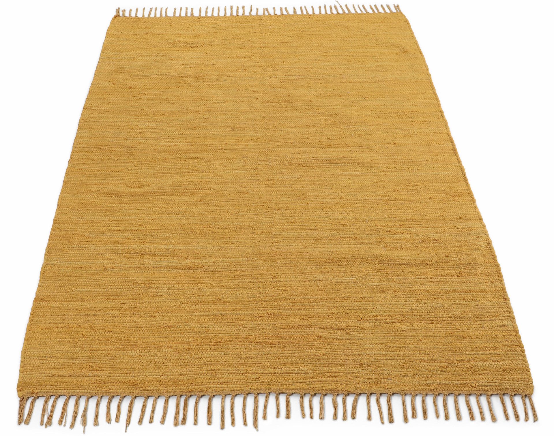 carpetfine Teppich "Kelim Chindi uni, auch als Läufer" rechteckig 5 mm Höhe günstig online kaufen