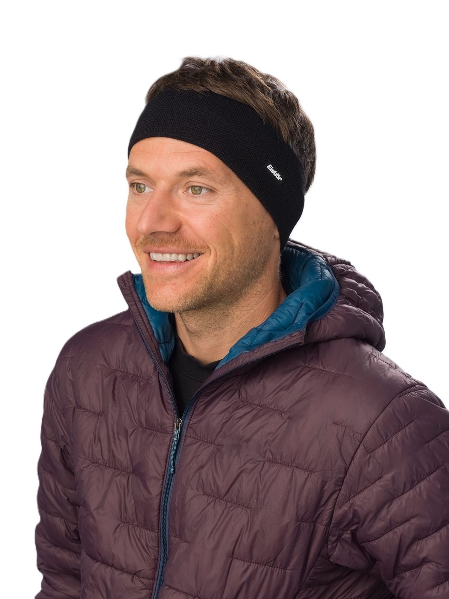 Eisbär Stirnband Havel (Merinomix) - schwarz günstig online kaufen