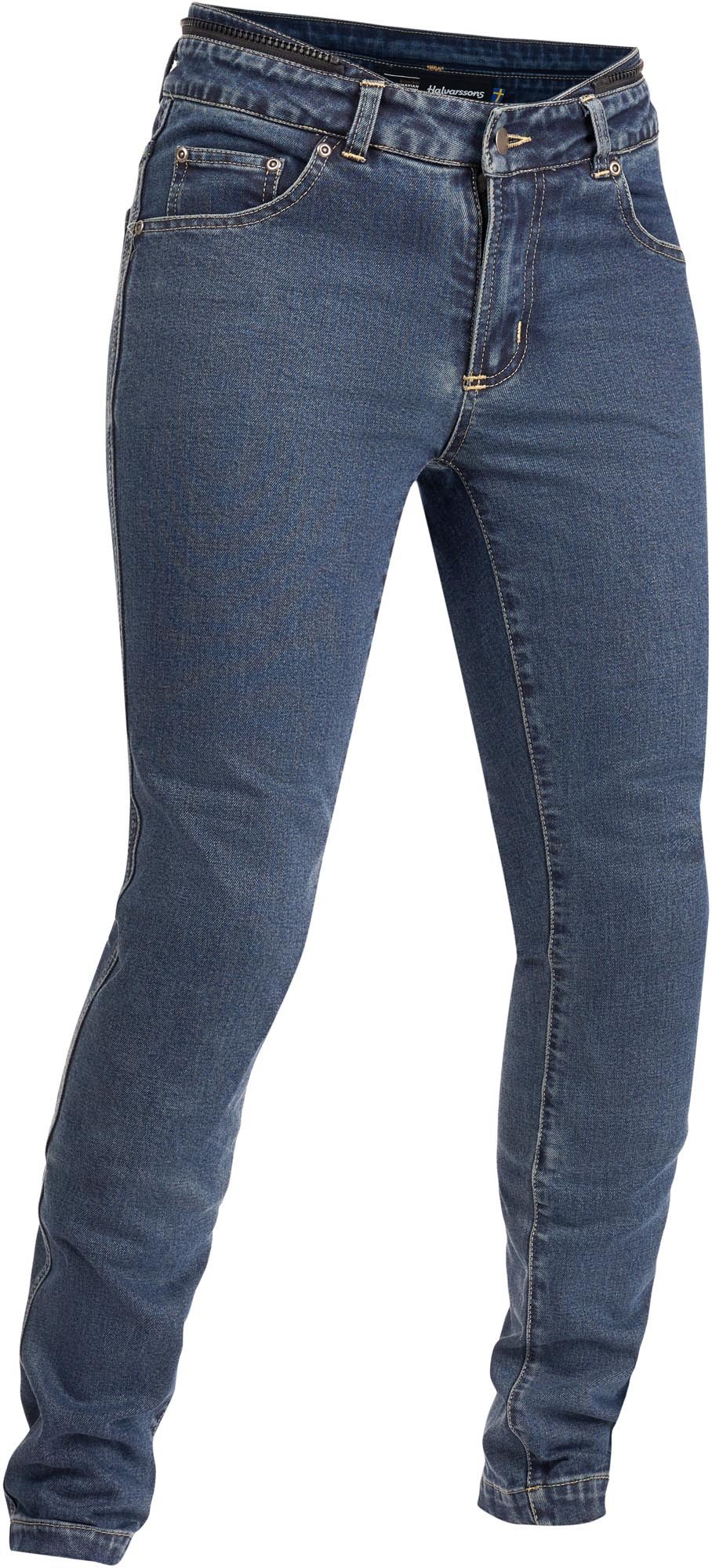Halvarssons Motorradhose Nyberg 2 Damen Motorrad Jeans Verbindungsreißverschluss,Hüftprotektoren enthalten,Knieprotektor
