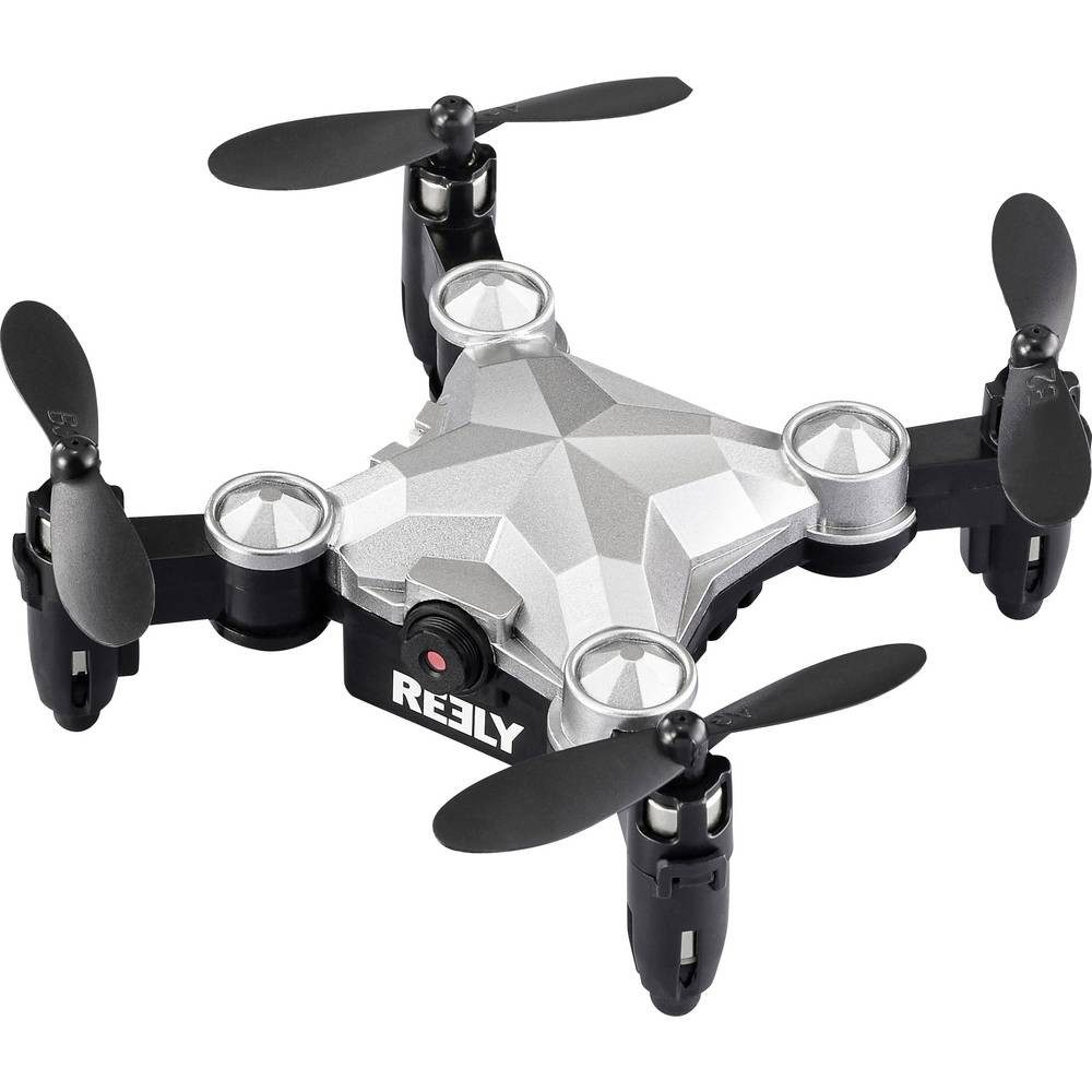 Reely Suitcase mini drone Quadrocopter RtF Einsteiger, Kameraflug Quadrocopter (Altitude-Mode, Automatisches Starten/Landen, Flip-Funktion)