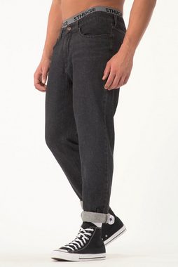 STHUGE 5-Pocket-Jeans STHUGE Dad-Jeans 5-Pocket Tapered Loose Fit