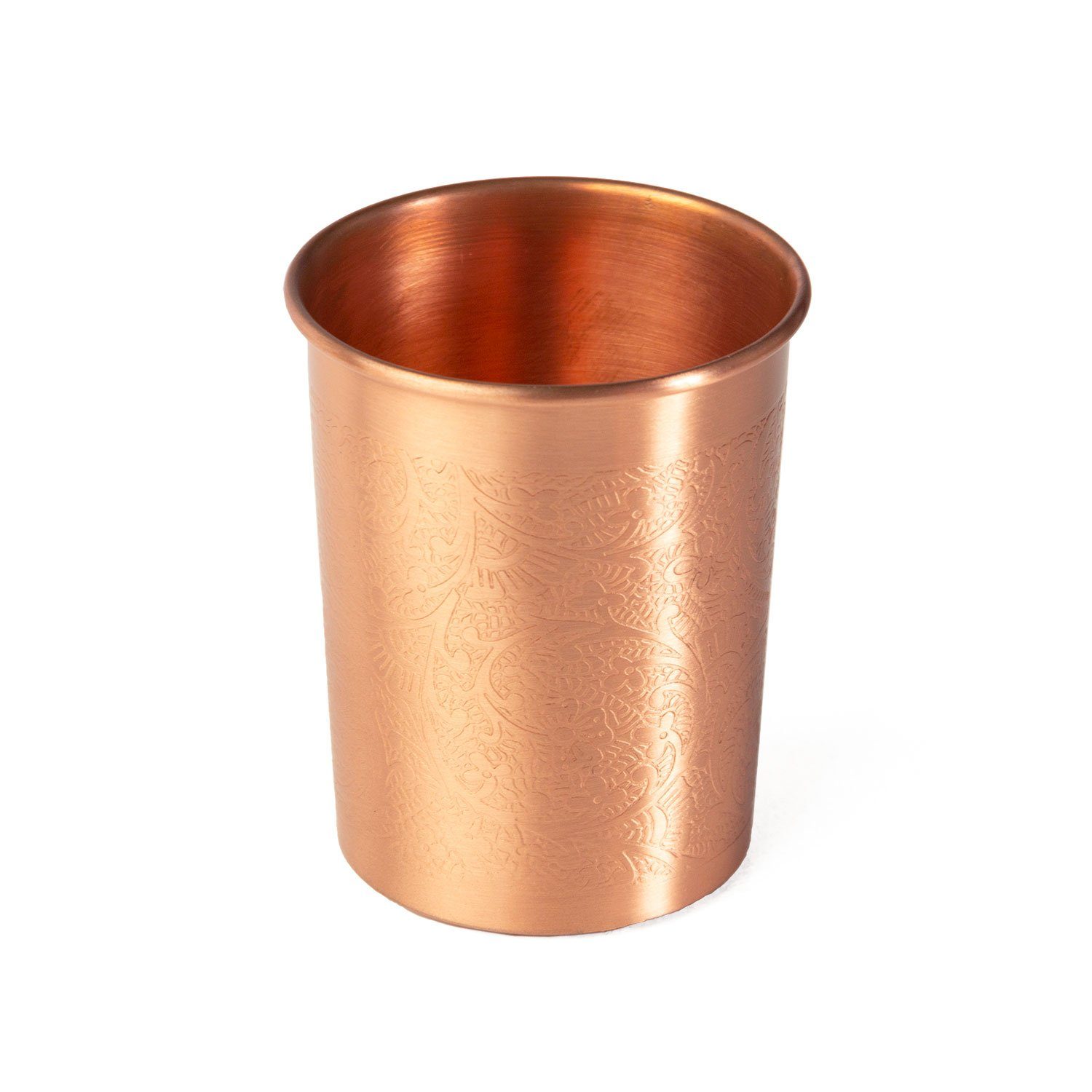 bodhi Becher Kupferbecher, 2er Set, 250 ml Ornaments, Kupfer