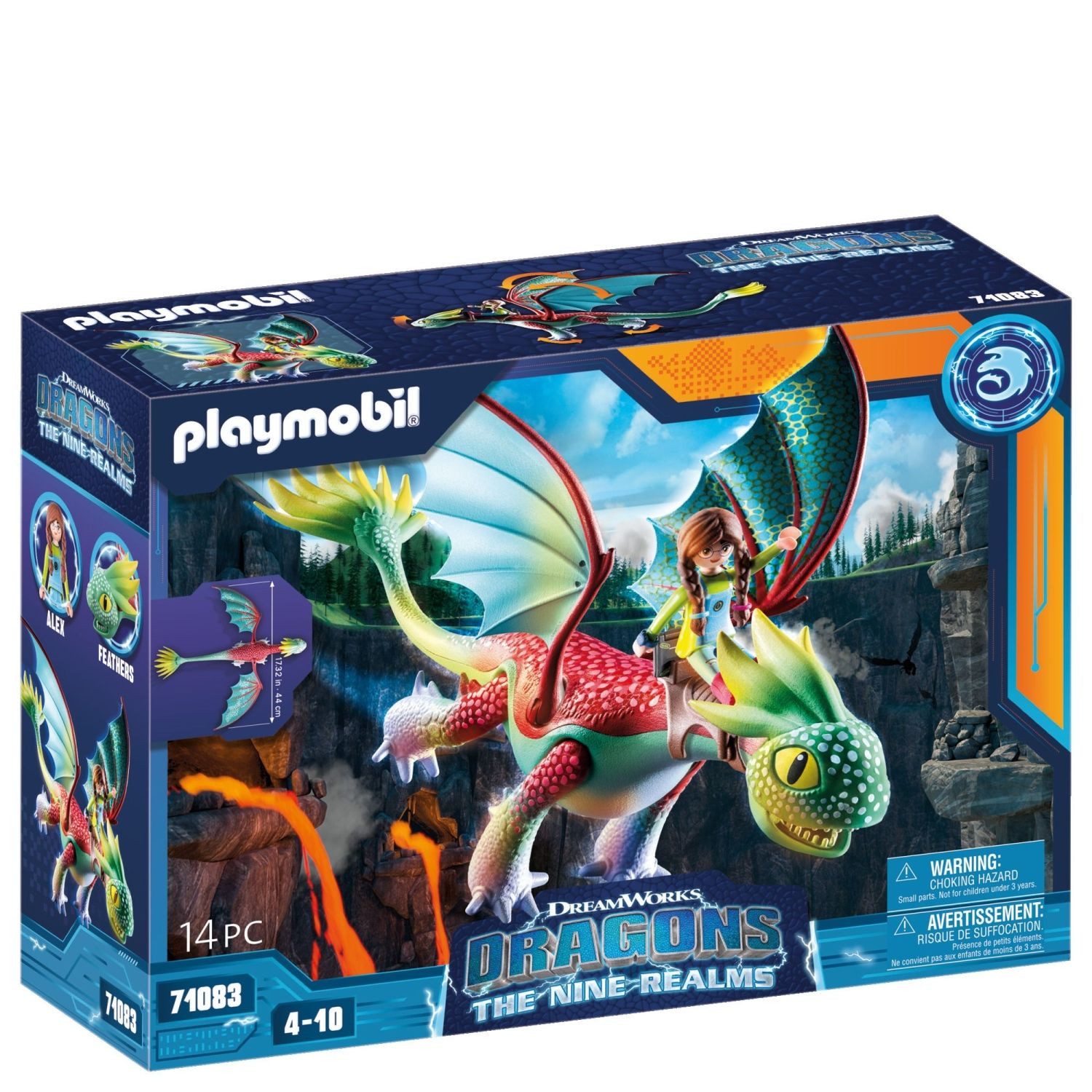 Playmobil® Dragons Feathers & Alex Konstruktions-Spielset, (Feathers & Alex), Made in Europe