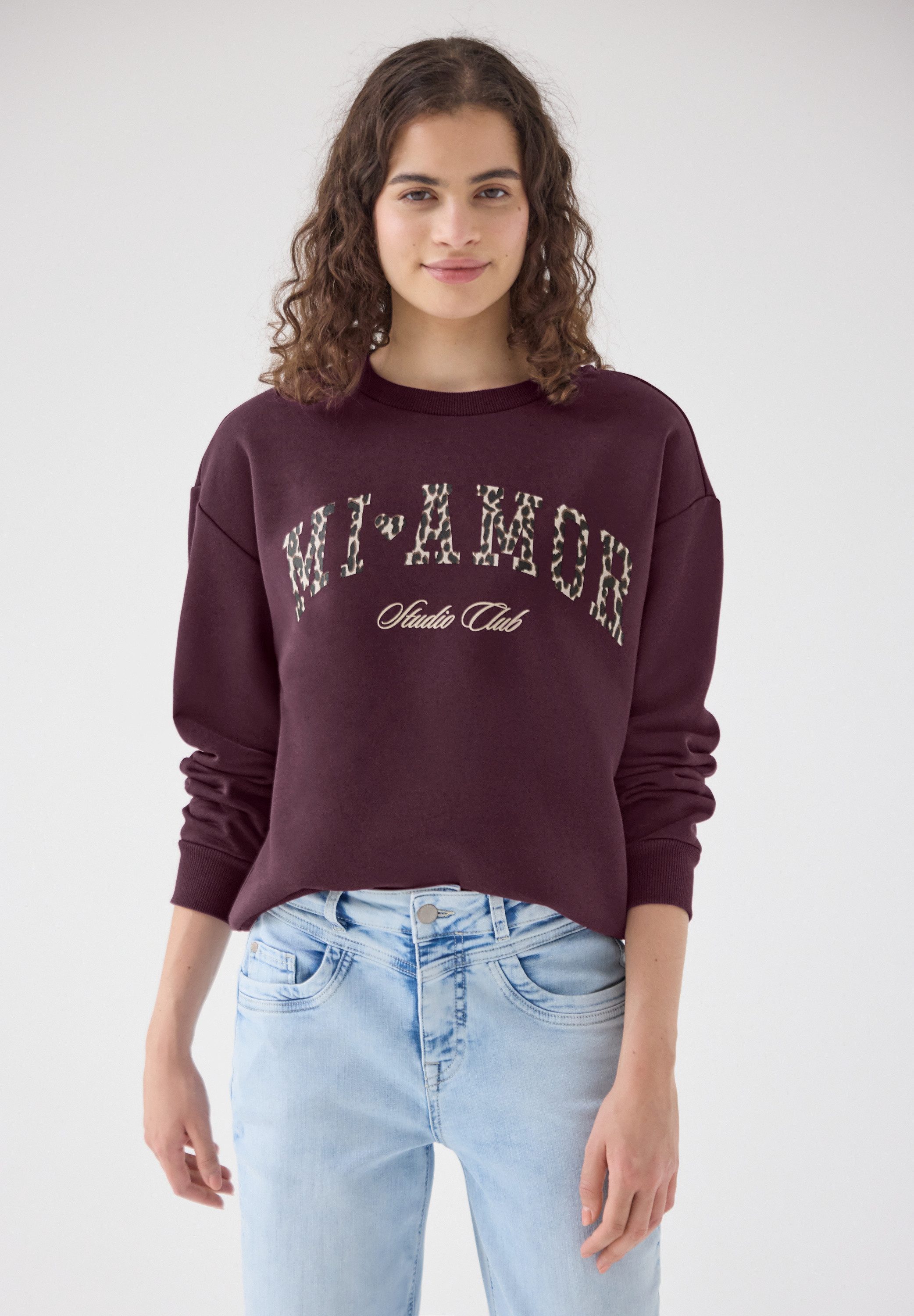 STREET ONE STUDIO Sweatshirt mit Wording