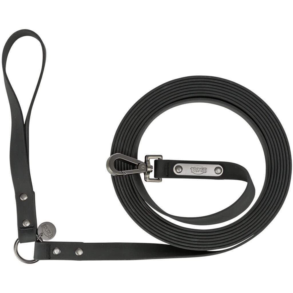 TRIXIE Schleppleine CityStyle Schleppleine - schwarz - 5 m/20 mm, Gurtband