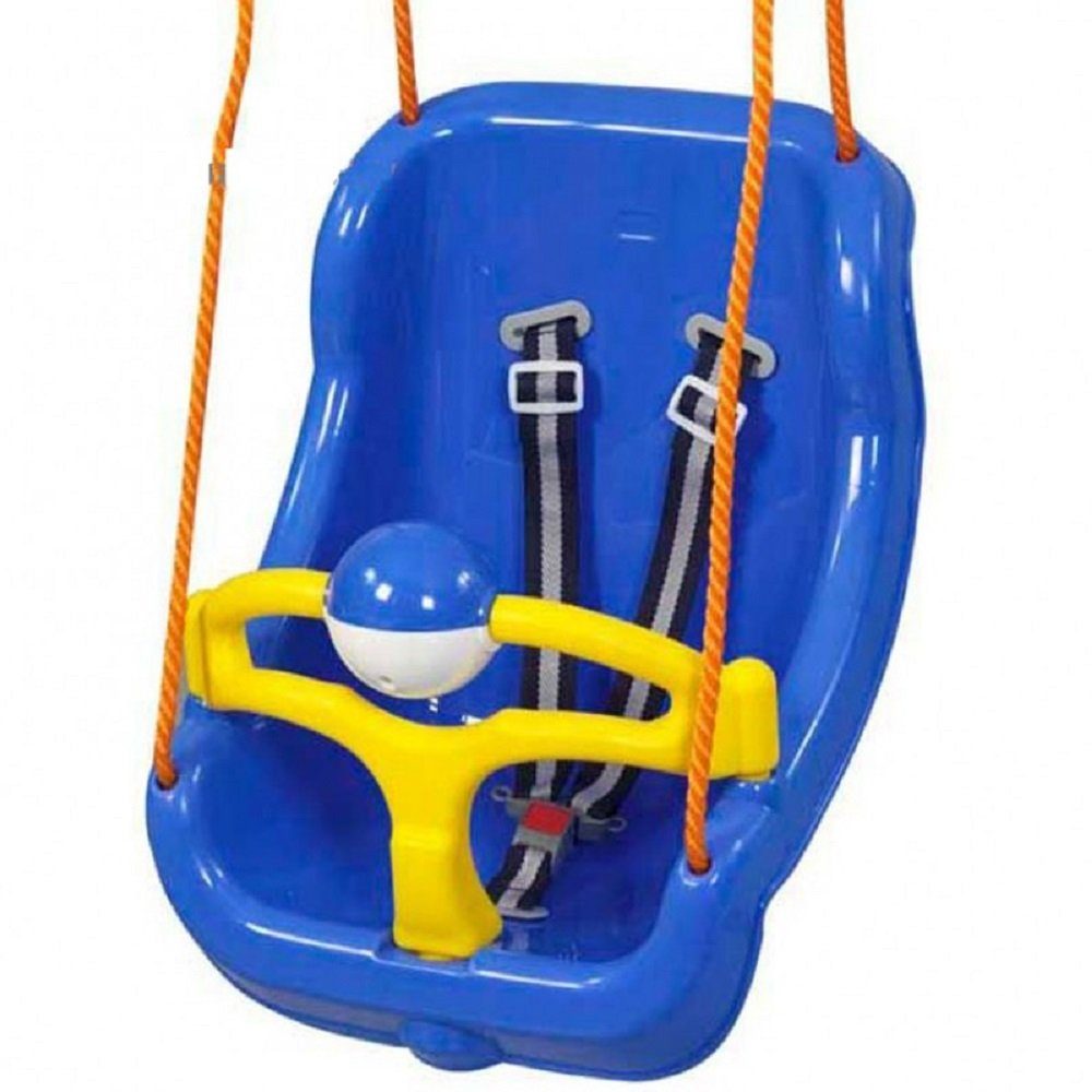 Pilsan Einzelschaukel Babyschaukel 2 in 1 Big Swing 06130, hohe  Rückenlehne, abnehmbarem Bügel
