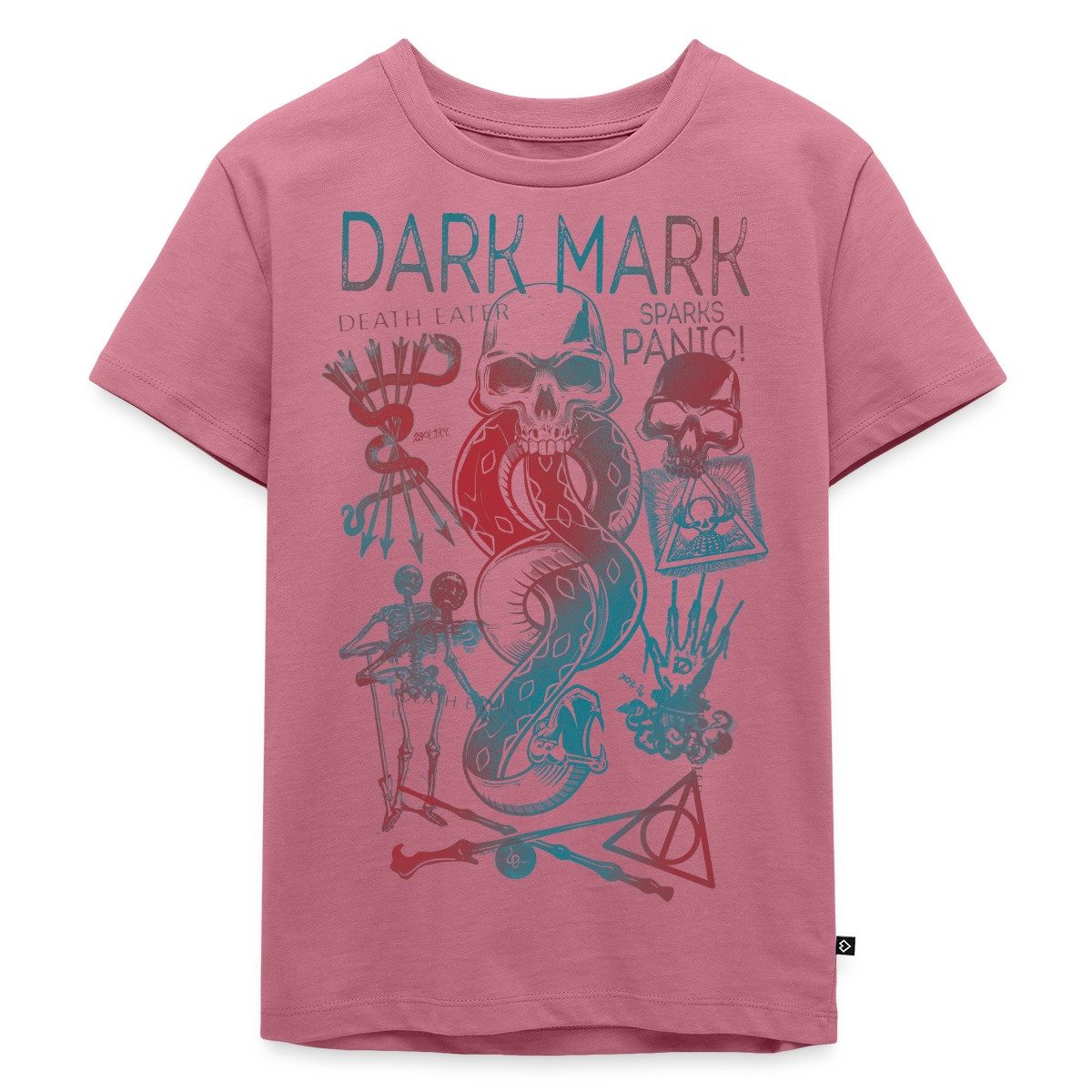 T-Shirt Harry Potter Dunkles Mal & Horkruxe Design Kinder Premium T-Shirt