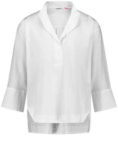GERRY WEBER Klassische Bluse 3/4 Arm Bluse aus nachhaltiger Baumwolle