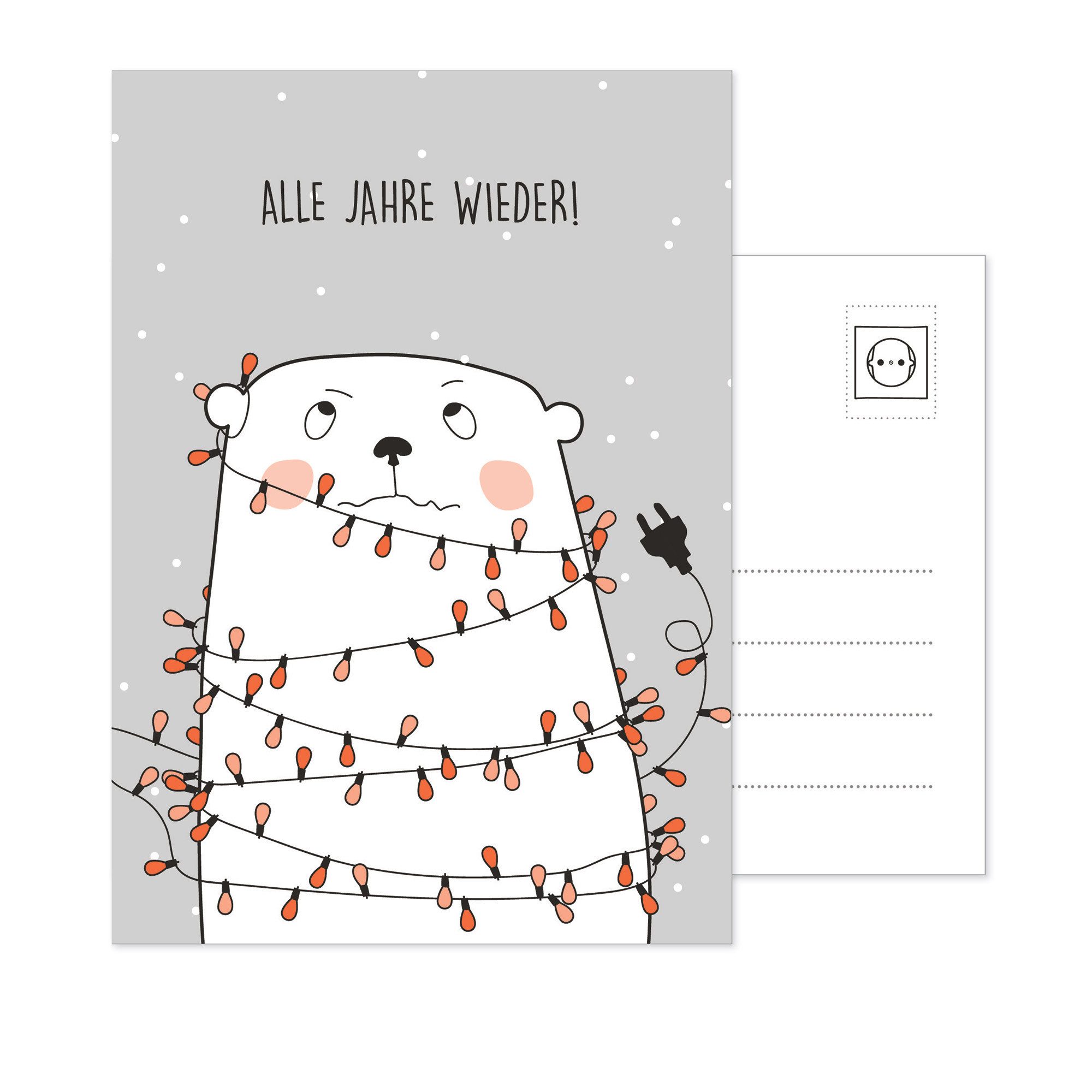 Postkarte Postkarte Alle Jahre wieder