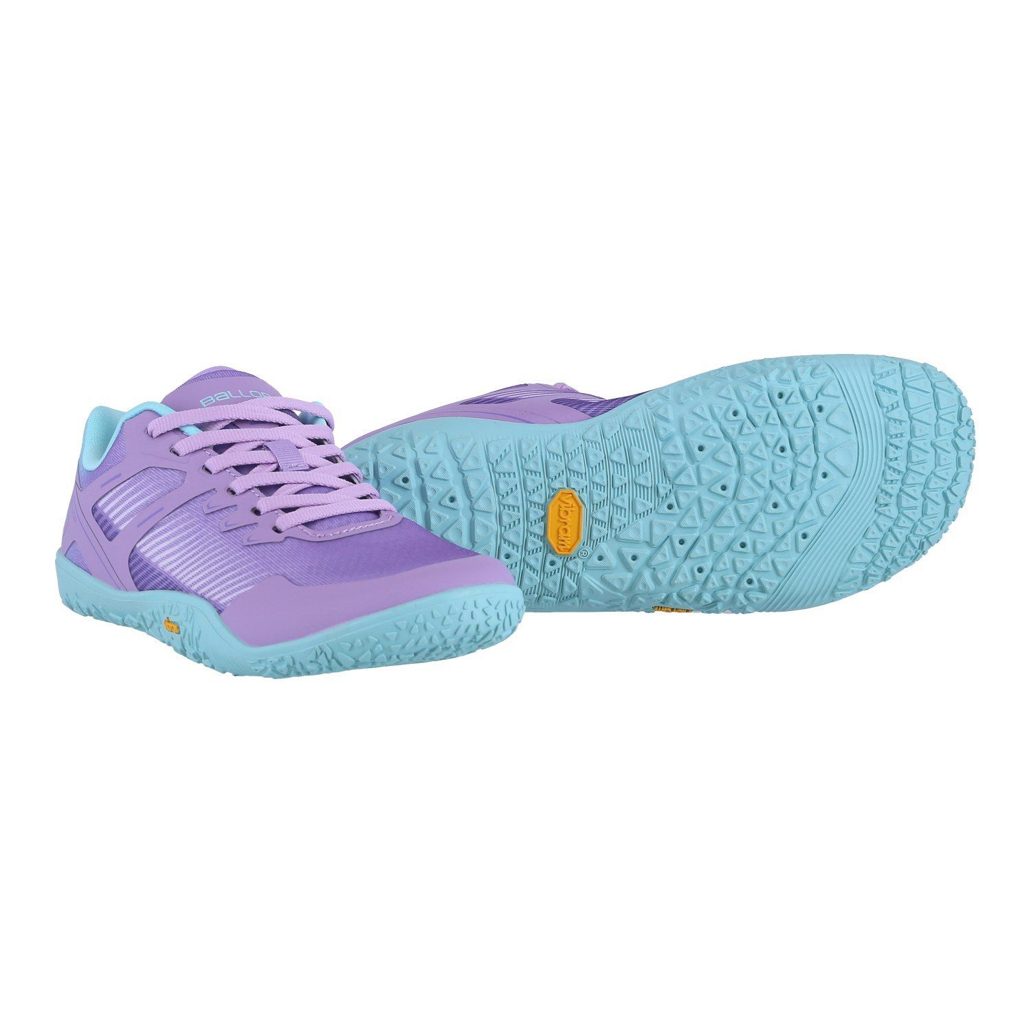 Ballop Sneaker Barefoot Vibram Escur violett/mintgrün Barfußschuh