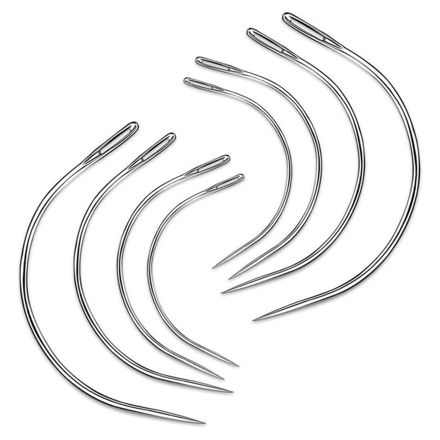 LuxusKollektion Nähnadeln Gebogene Nähnadeln Set 8-tlg.
