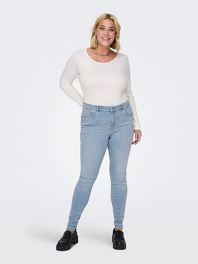 ONLY CARMAKOMA Slim-fit-Jeans Push Up Skinny Jeans Curvy Denim Hose Plus Size Stretch Pants 7215 in Hellblau