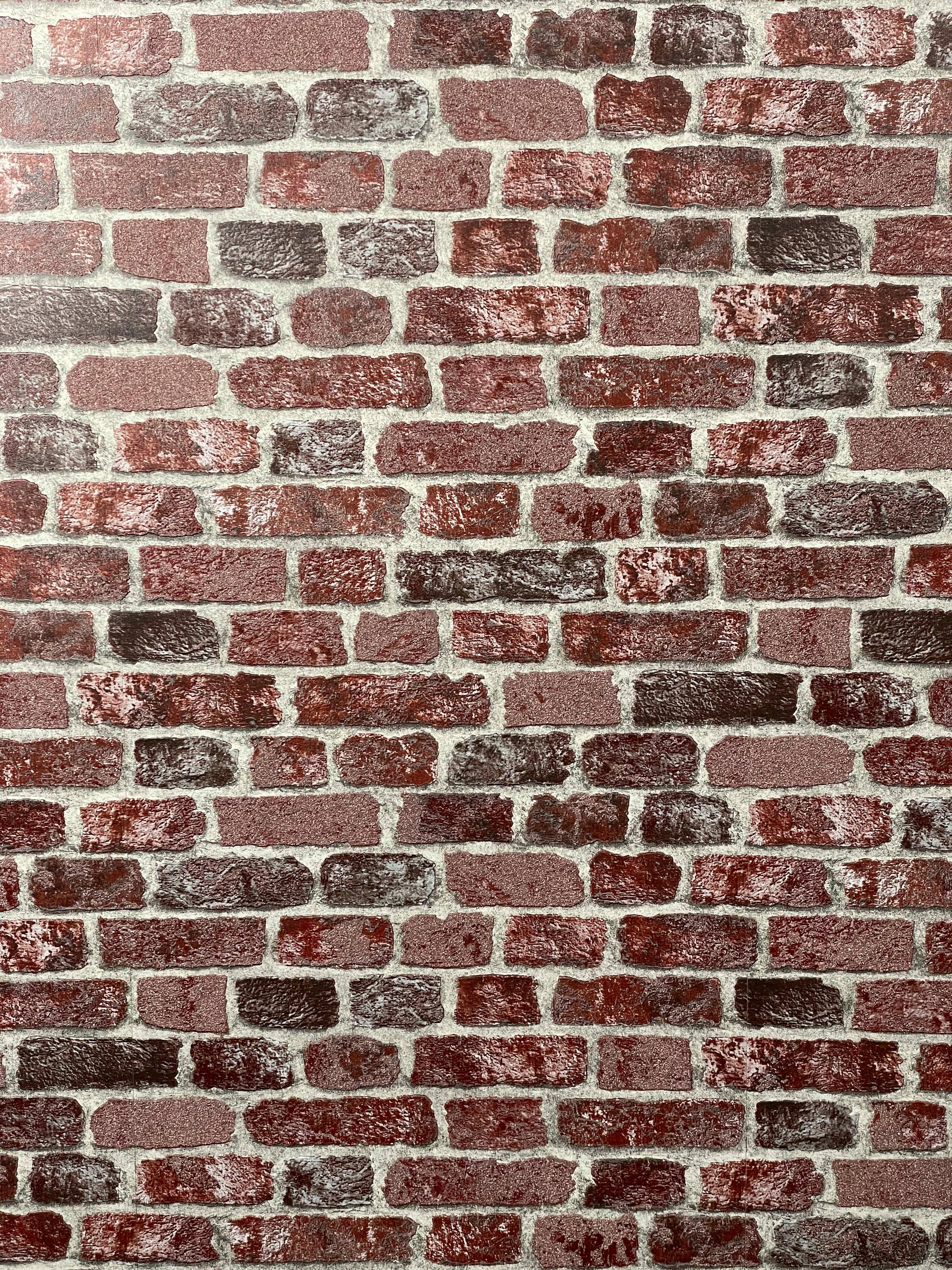 Marburg Vliestapete Holz/Stein, Modern, Steinoptik, moderne Tapete für Wohnzimmer Schlafzimmer Küche