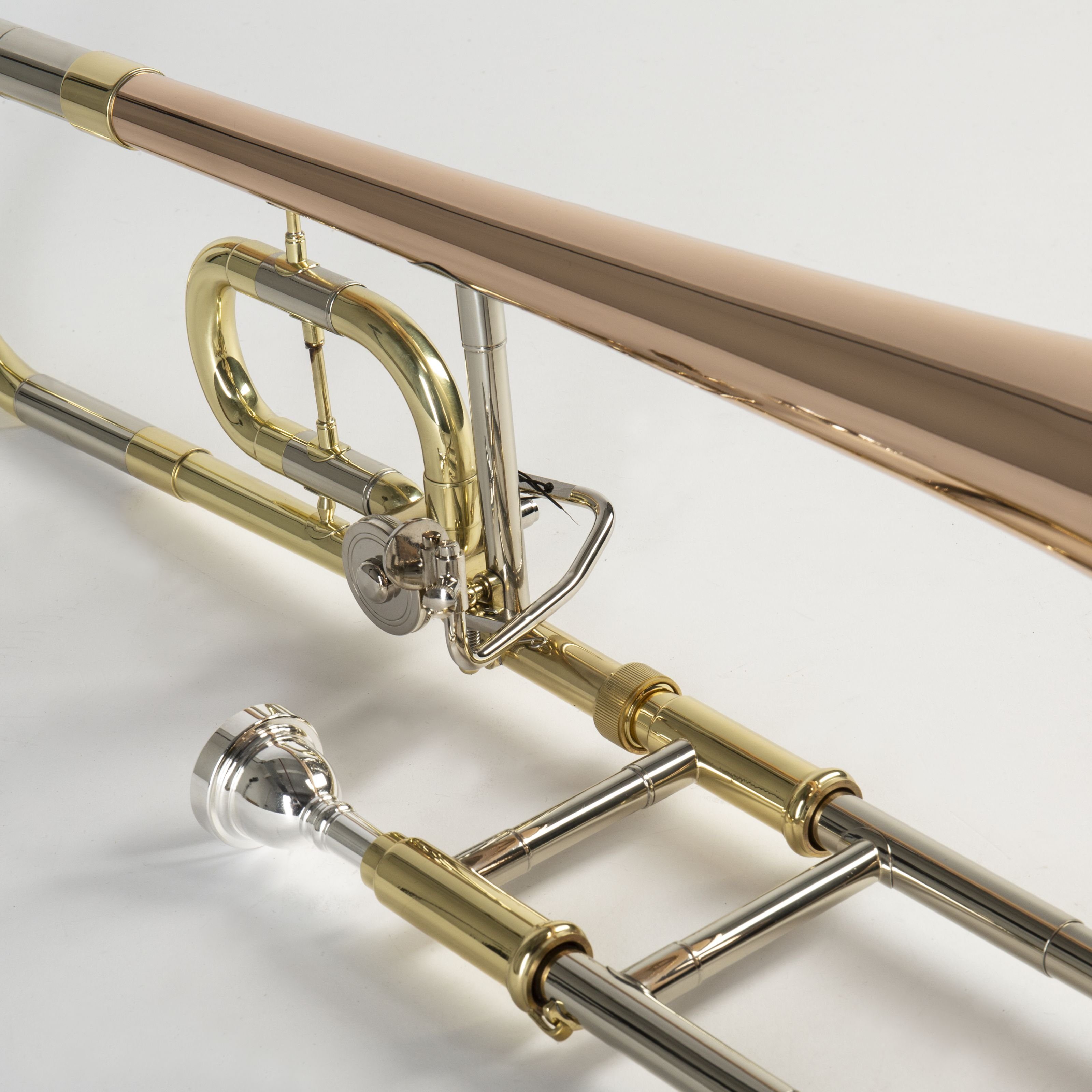 Monzani Posaune, MZSL-703L II B/C-Kinderposaune Kupfer Schallstück Klarlack Lackiert Inklusive Mundstück und Hardcase Optimierter Bohrungsverlauf Leichte Ansprache Warm und Ausgewogener Klang, Posaunen, Sonstige Posaunen, Kinderposaune, Kupfer Schallstück, Leichte Ansprache