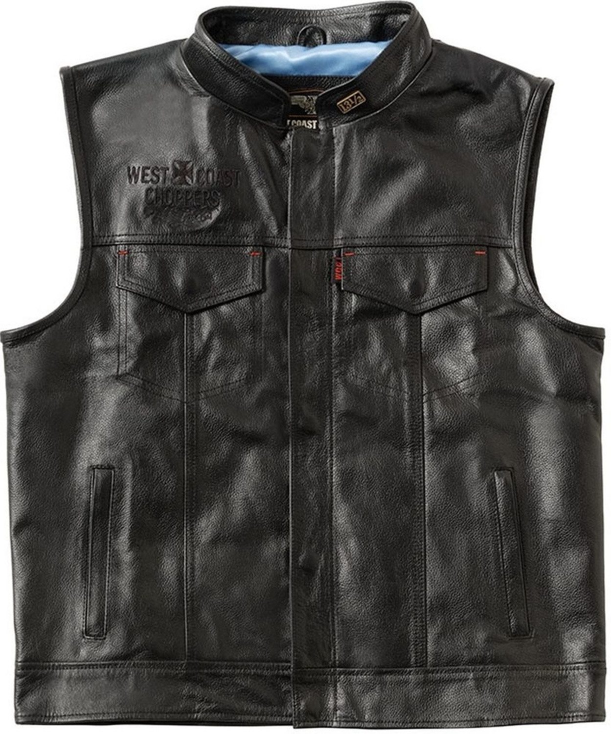 West Coast Choppers Sweatweste Collab 131/2 Leather Cfl Riding Vest