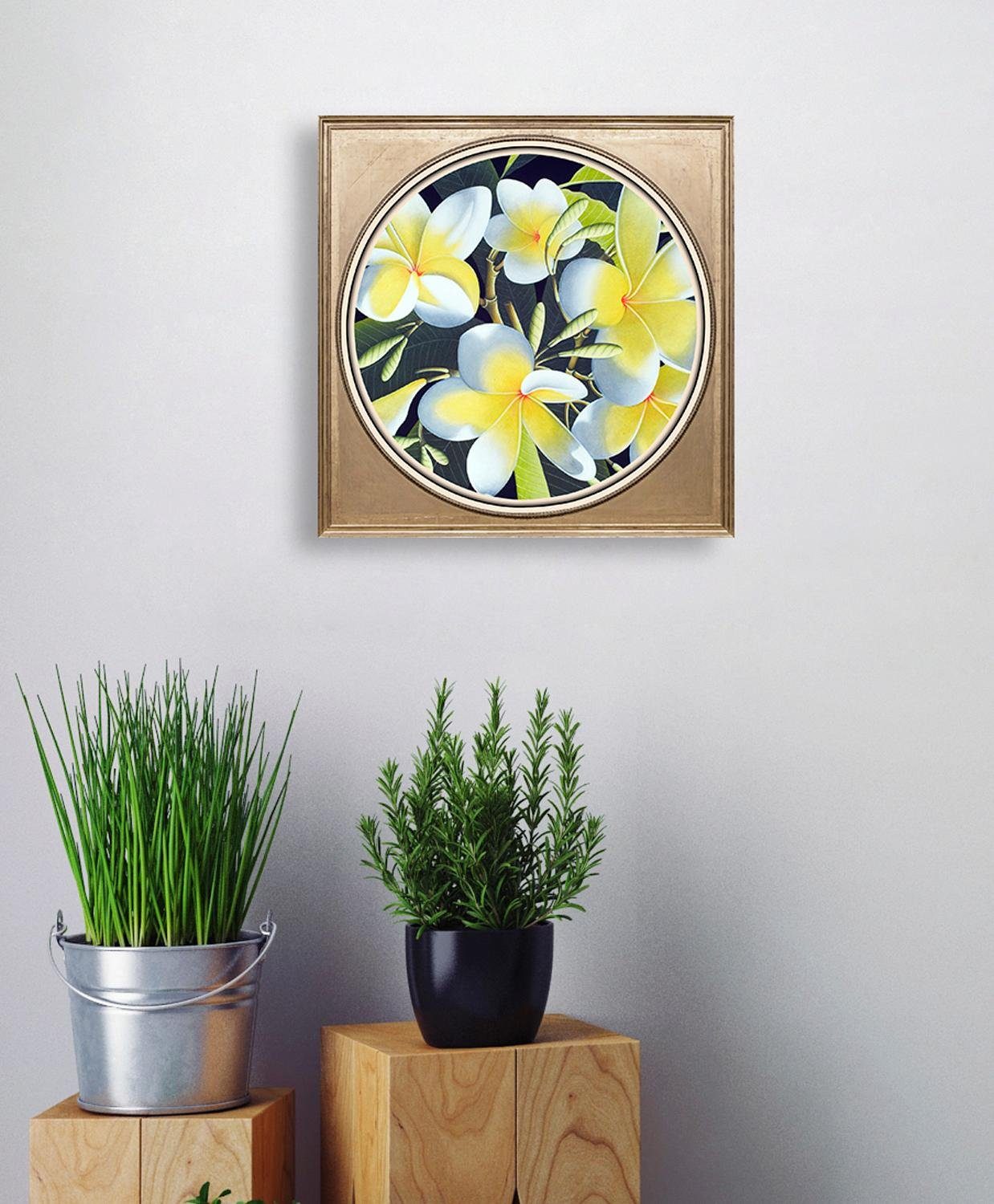 Blüten Gelbe Acrylglasbild queence