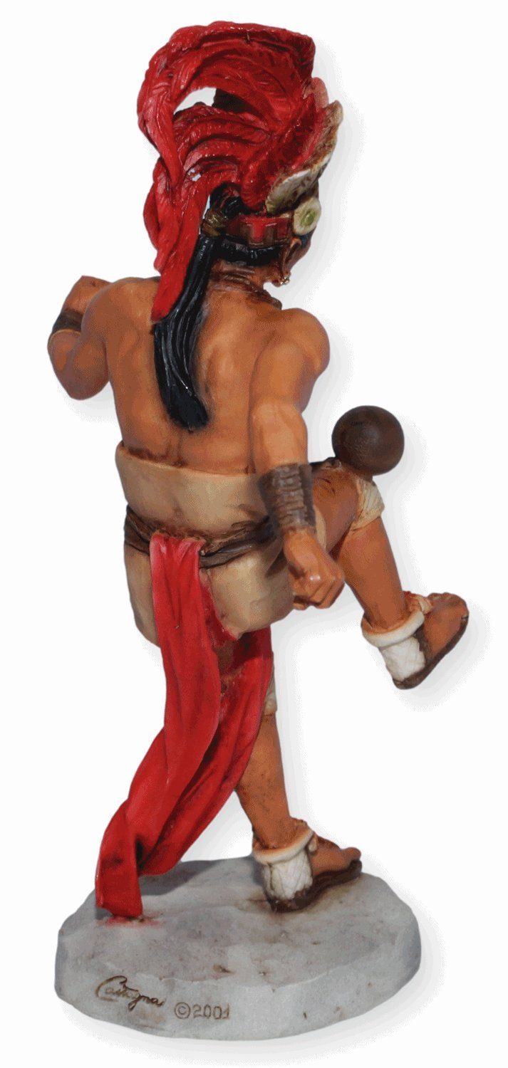 Dekofigur Dekofigur Sammlerfigur mit Castagna Ball Maya Castagna H spielend Figur 17,5 cm Native Dekofigur American