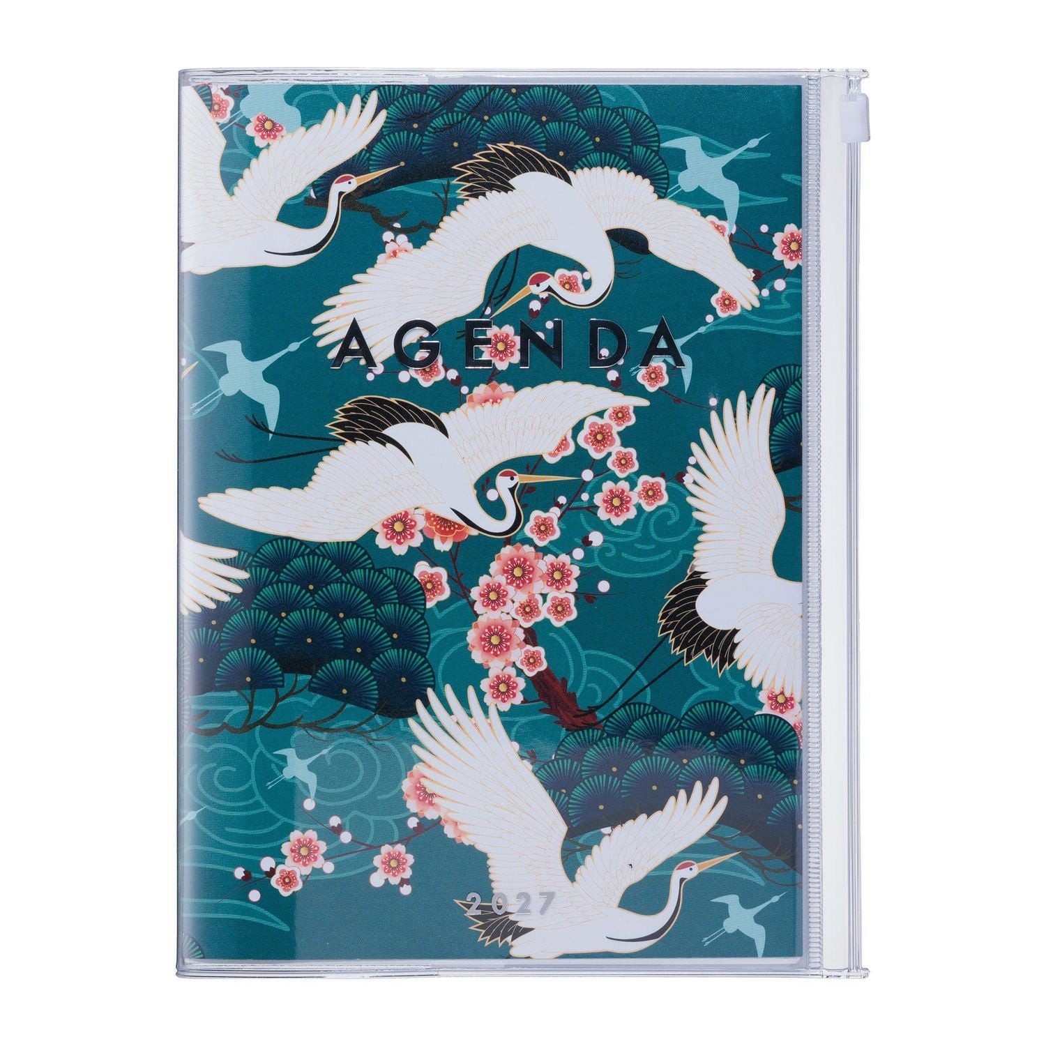 Wandkalender MARK'S 2026/27 Diary A5 Japan / Birds // Green