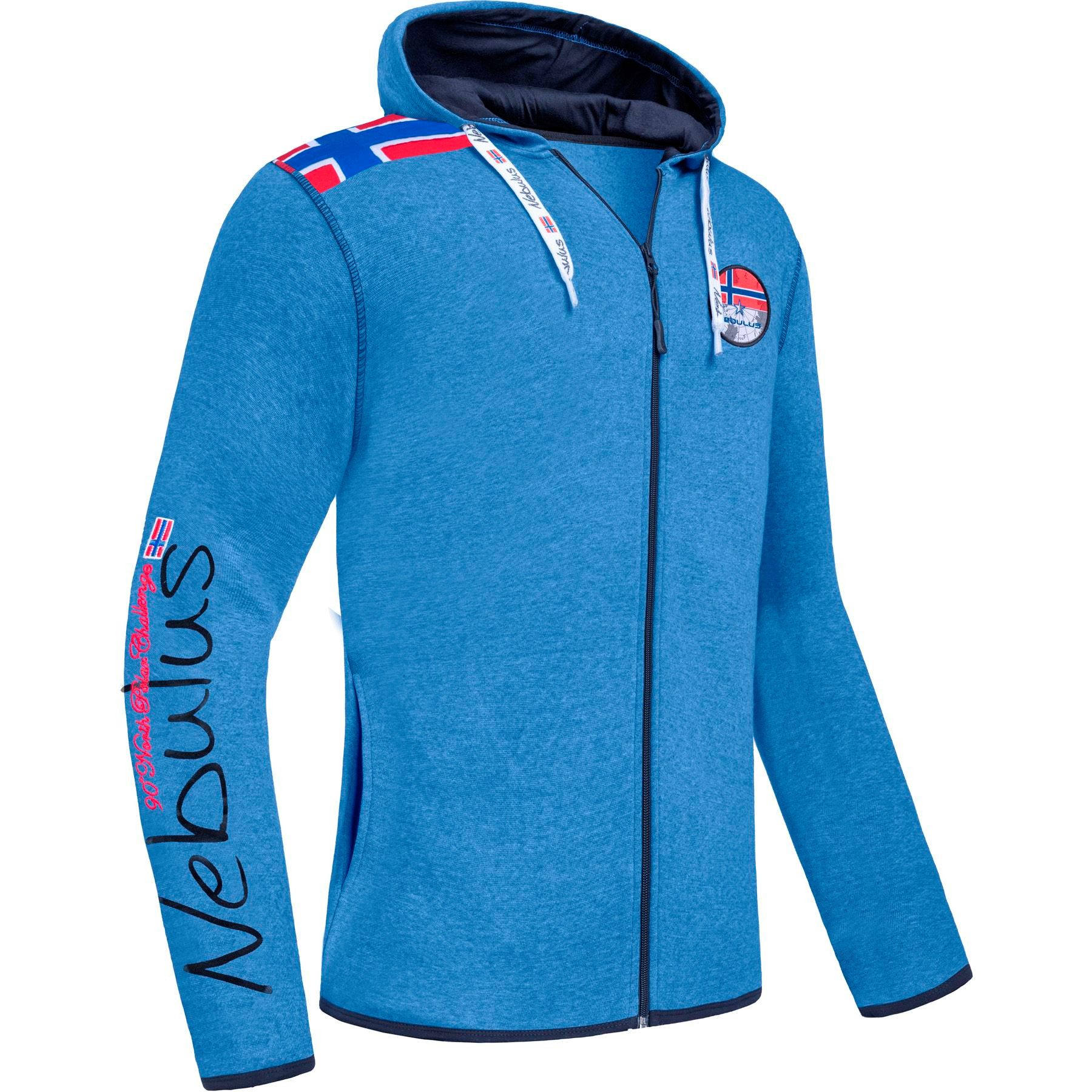 Sweatjacke TURIOL, P6531 - Herren, kobalt-schwarz, 3XL