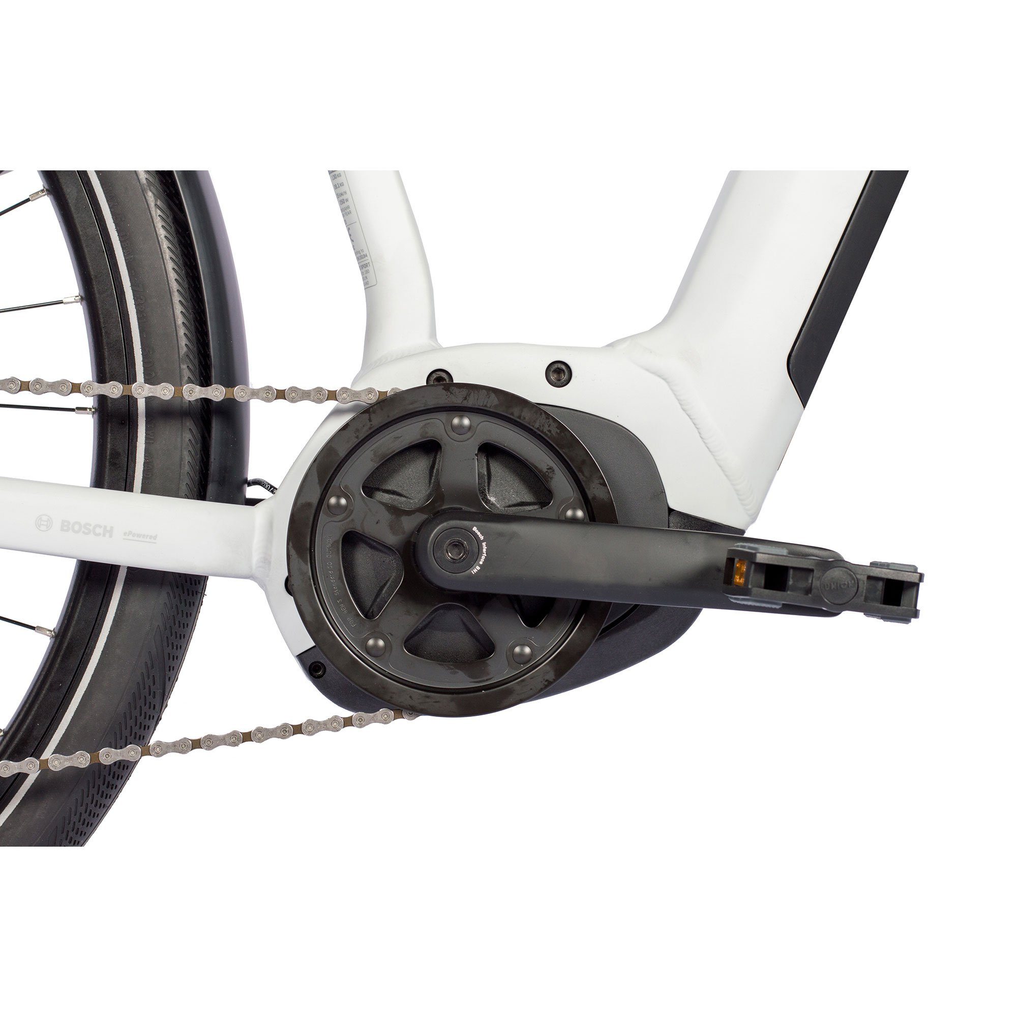 Airtracks E-Bike Trekkingrad 28 Zoll E-Bike Damen Trekking Fahrrad BOSCH PERFORMACE LINE, 9 Gang SHIMANO ALIVIO RD-T4000 Schaltwerk, Kettenschaltung, 500 Wh, (POWERTUBE), Display BOSCH INTUVIA Trekking Bike - 42cm 46cm