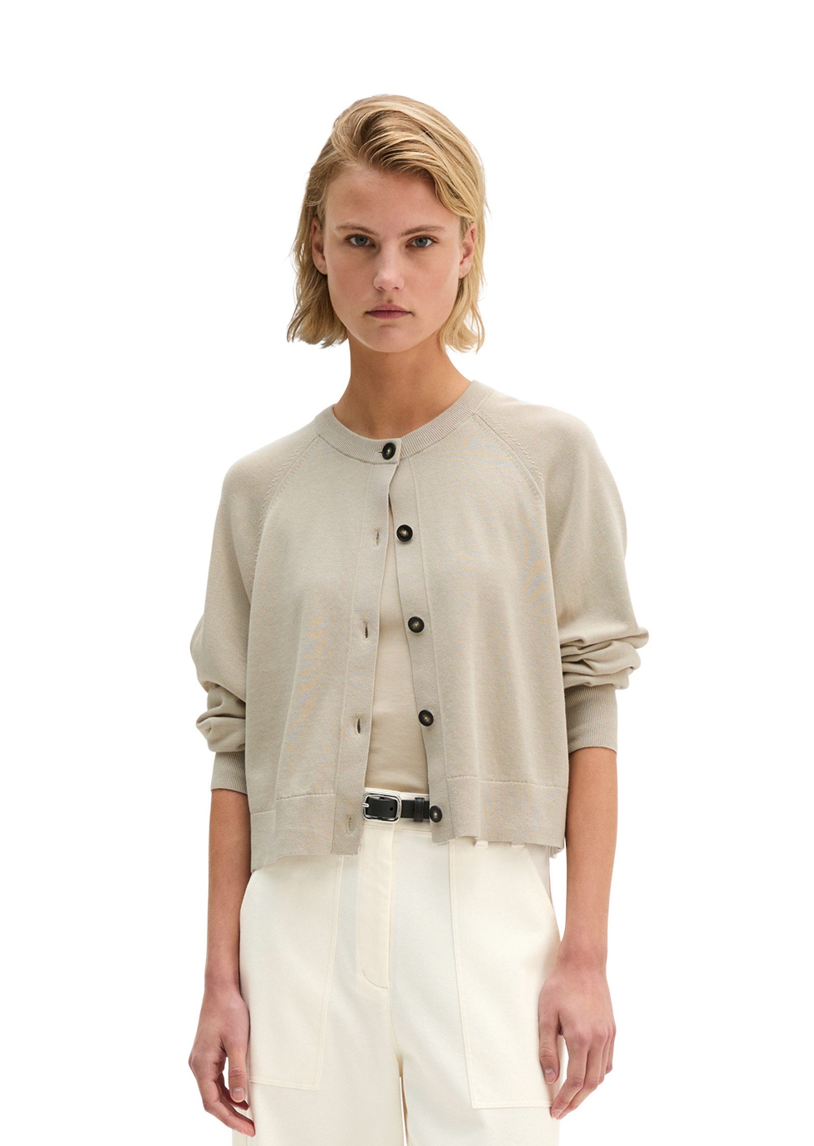 Cardigan aus reinem Baumwollgarn