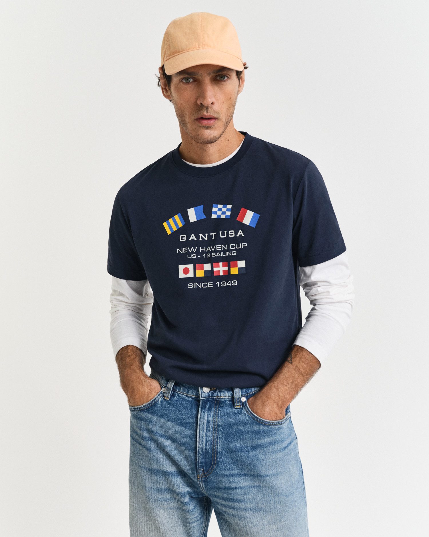 Gant Rundhalsshirt GRAPHIC SS T-SHIRT mit günstig online kaufen