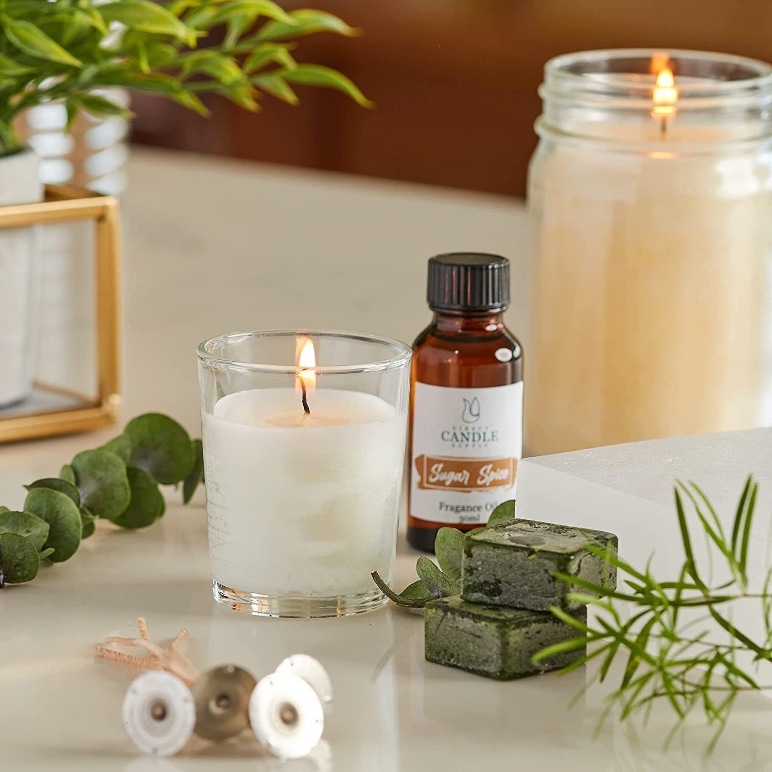 Montegoni Paraffinwachs für Kerzen, Kerzenwachs, vollraffineriertes Wachs Pastillen, Wachsgranulat pastillen, Kerzenwachs zum gießen