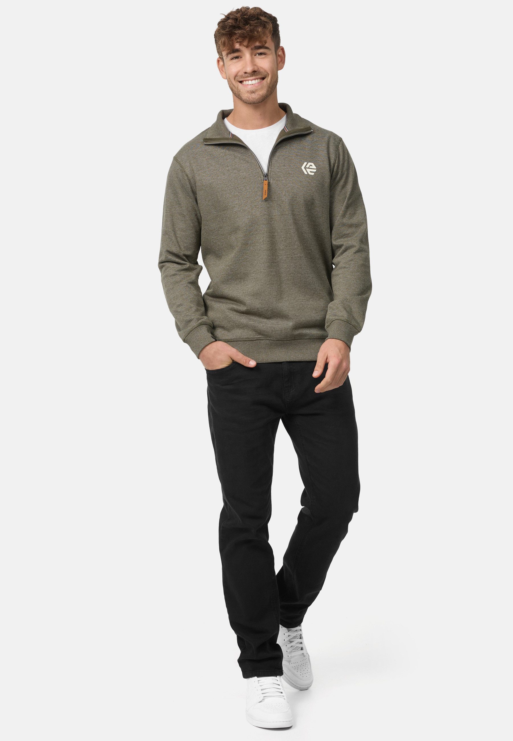 Indicode Sweater Herren INCaspar Sweatshirt Herrenpulli