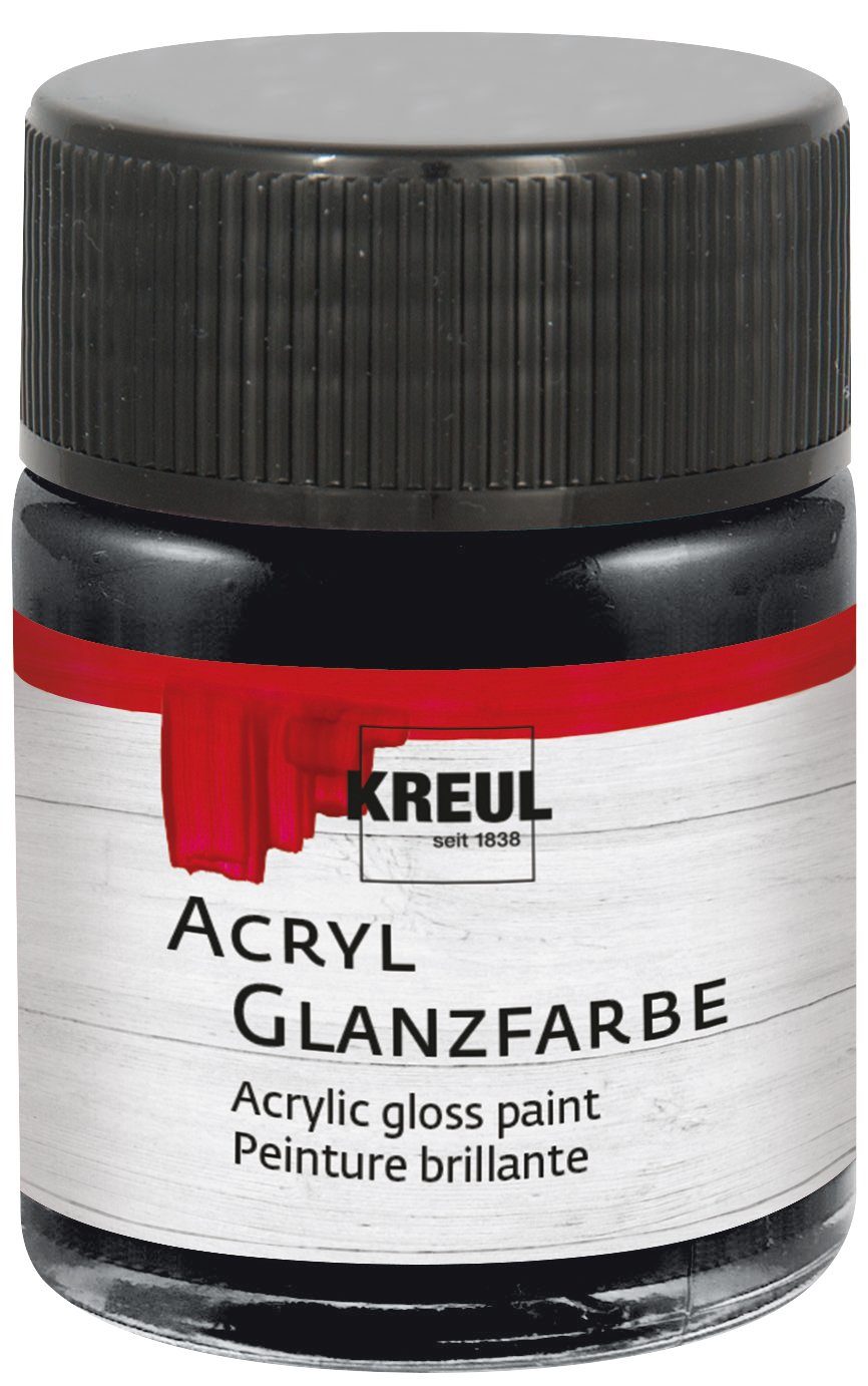 Kreul Bastelfarbe, 50 ml Schwarz