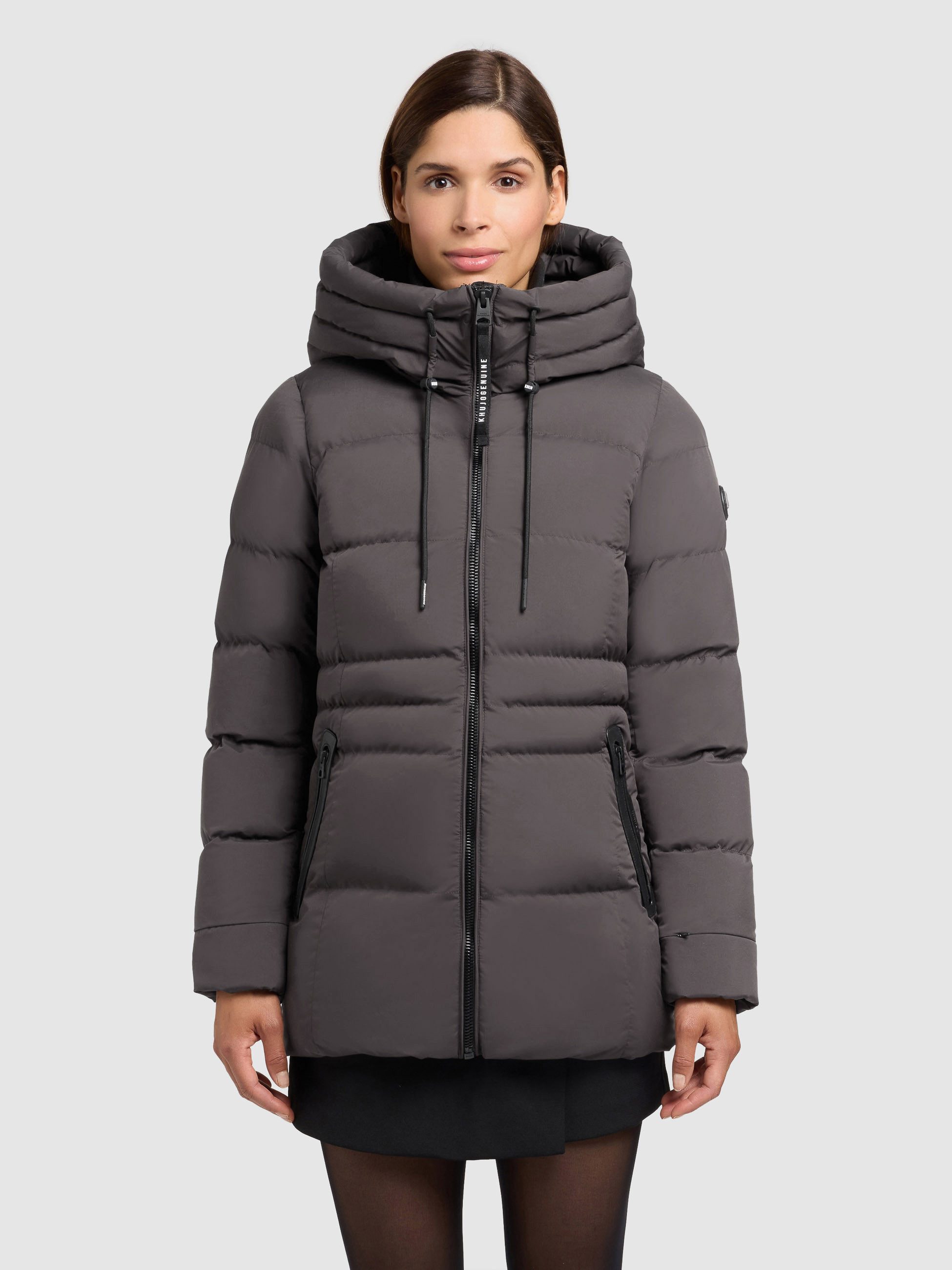 khujo Steppjacke MATLA Reißverschlusstaschen mit Fleecefutter, eine Ärmelta günstig online kaufen