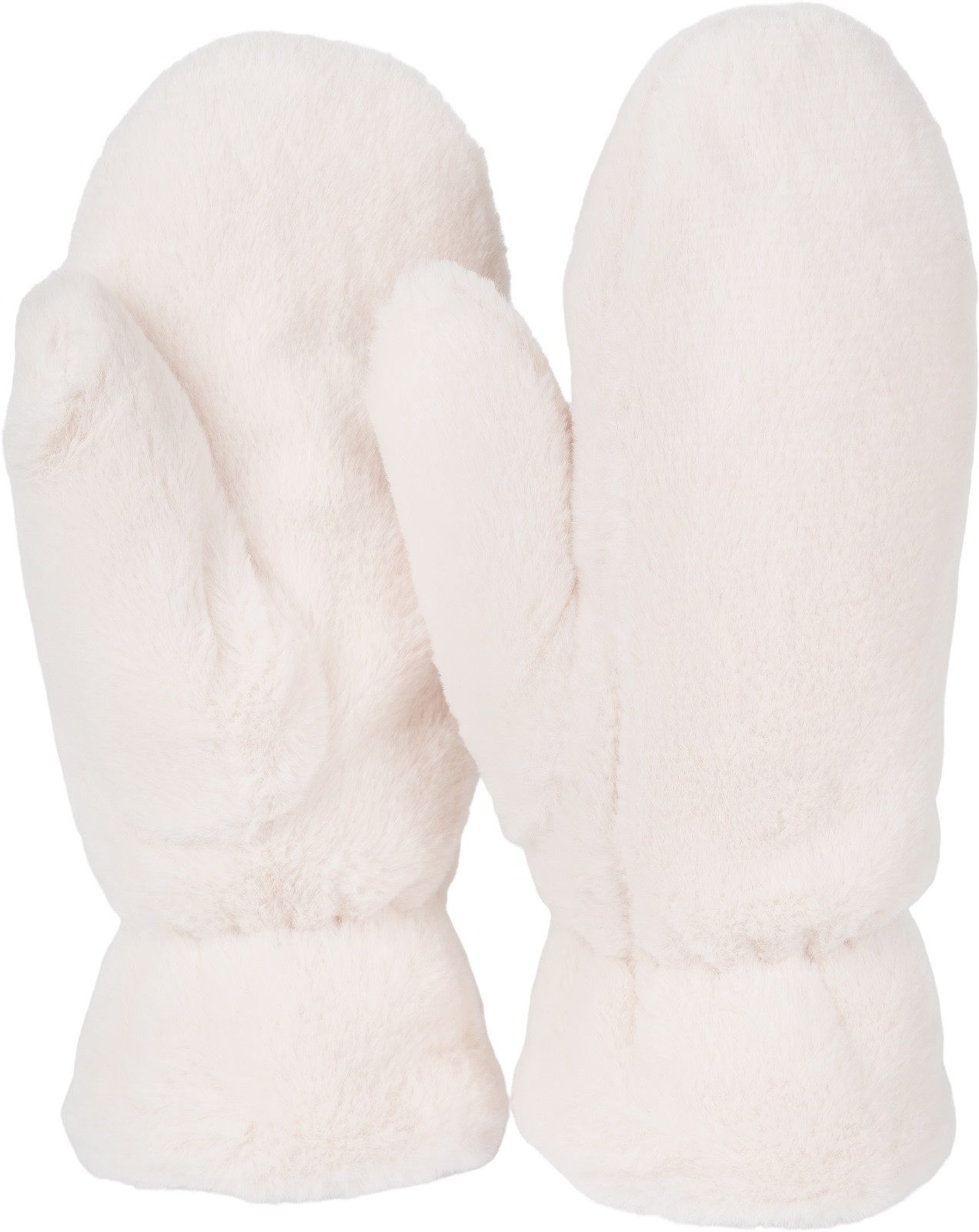 styleBREAKER Fäustlinge Fäustlinge aus Kunstfell Einfarbig (1-St) günstig online kaufen