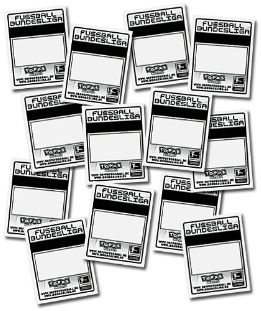 Topps Sammelkarte Topps Bundesliga 10/11 Sticker - 100 verschiedene Sticker