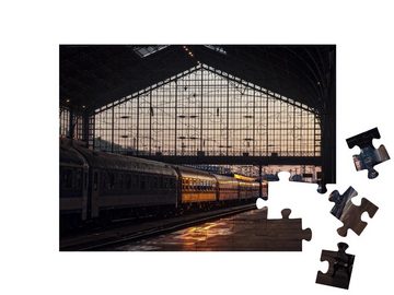 puzzleYOU Puzzle Bahnhof von Budapest, Ungarn, 48 Puzzleteile, puzzleYOU-Kollektionen Eisenbahn