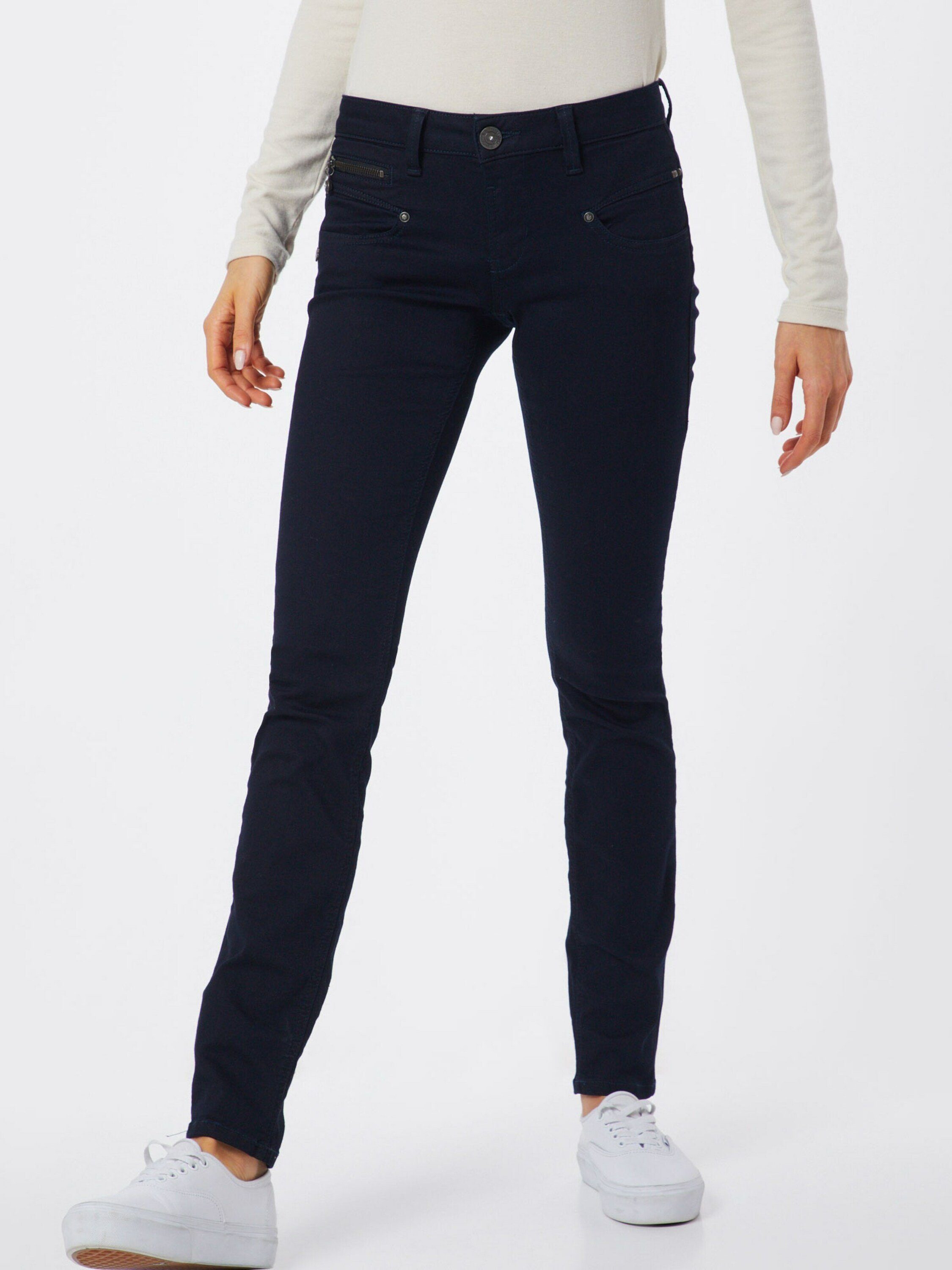 Freeman Detail Slim-fit-Jeans (1-tlg) Plain/ohne Details, Porter F0082 T. Alexa flora Weiteres