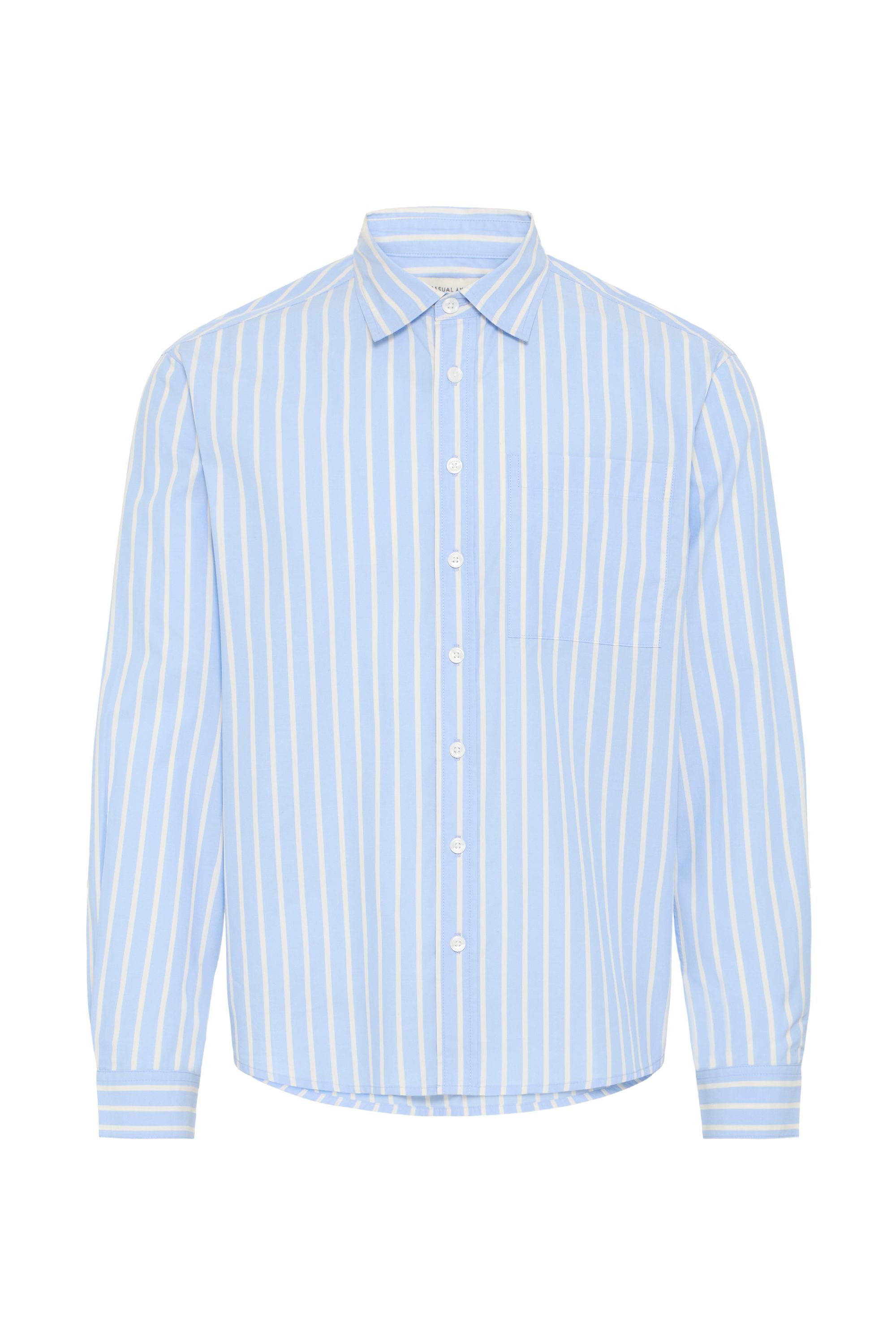 Casual Friday Langarmhemd CFZan Gestreiftes Hemd