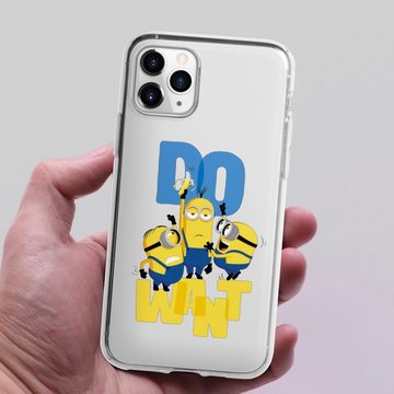 DeinDesign Handyhülle Minions Banane Film Minions Do Want, Apple iPhone 11 Pro Silikon Hülle Bumper Case Handy Schutzhülle
