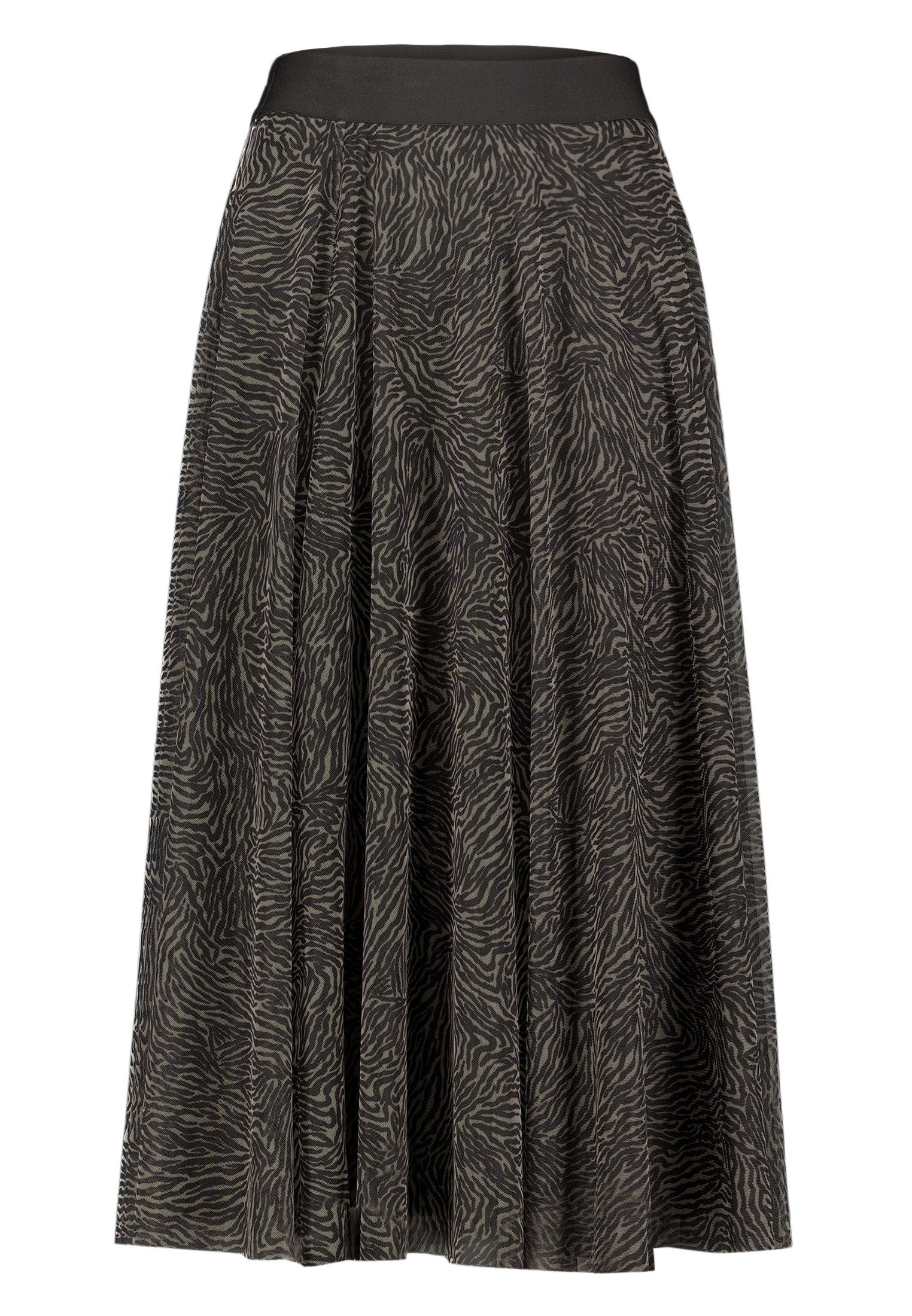 Zero Midirock Damen mit Muster Material