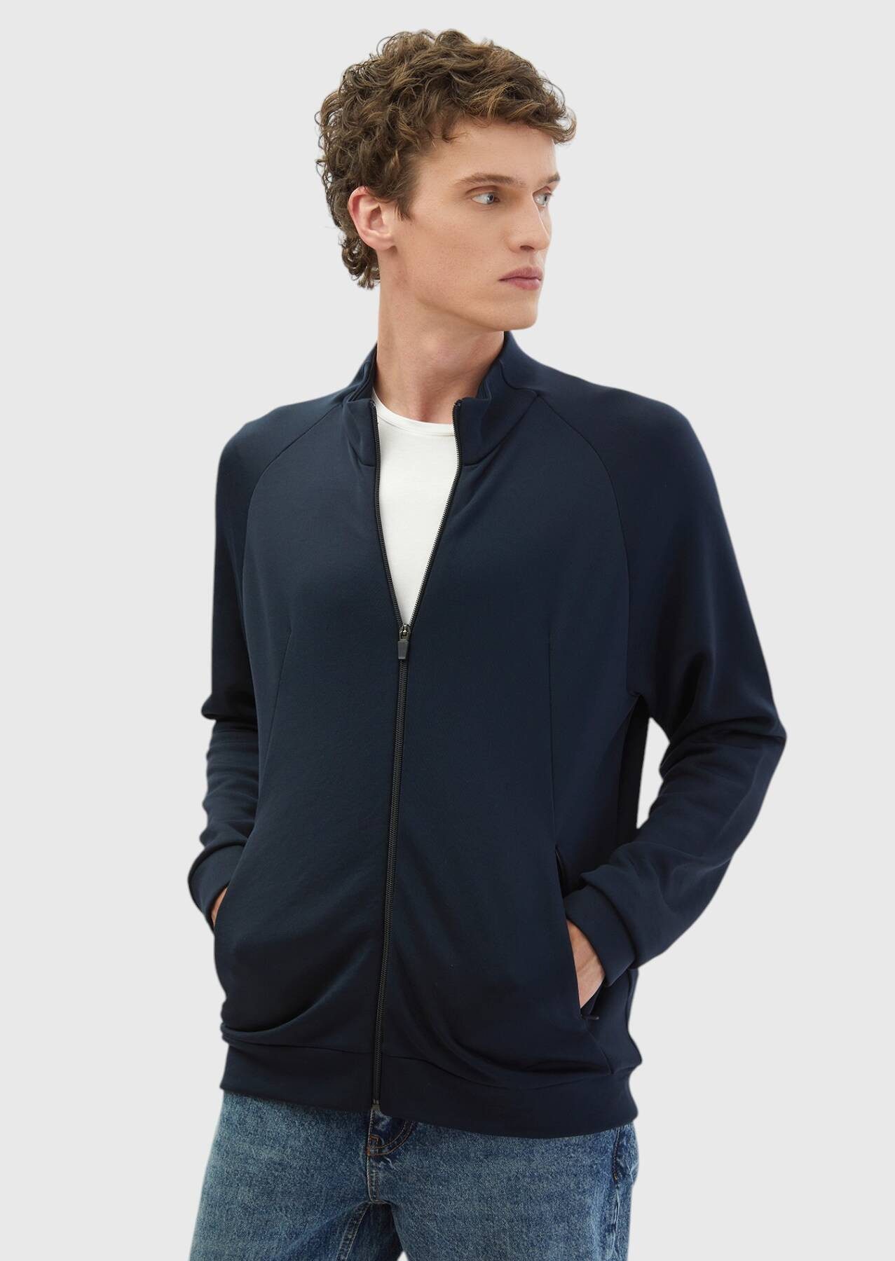 RAMSEY Kapuzenpullover Rollkragenpullover
