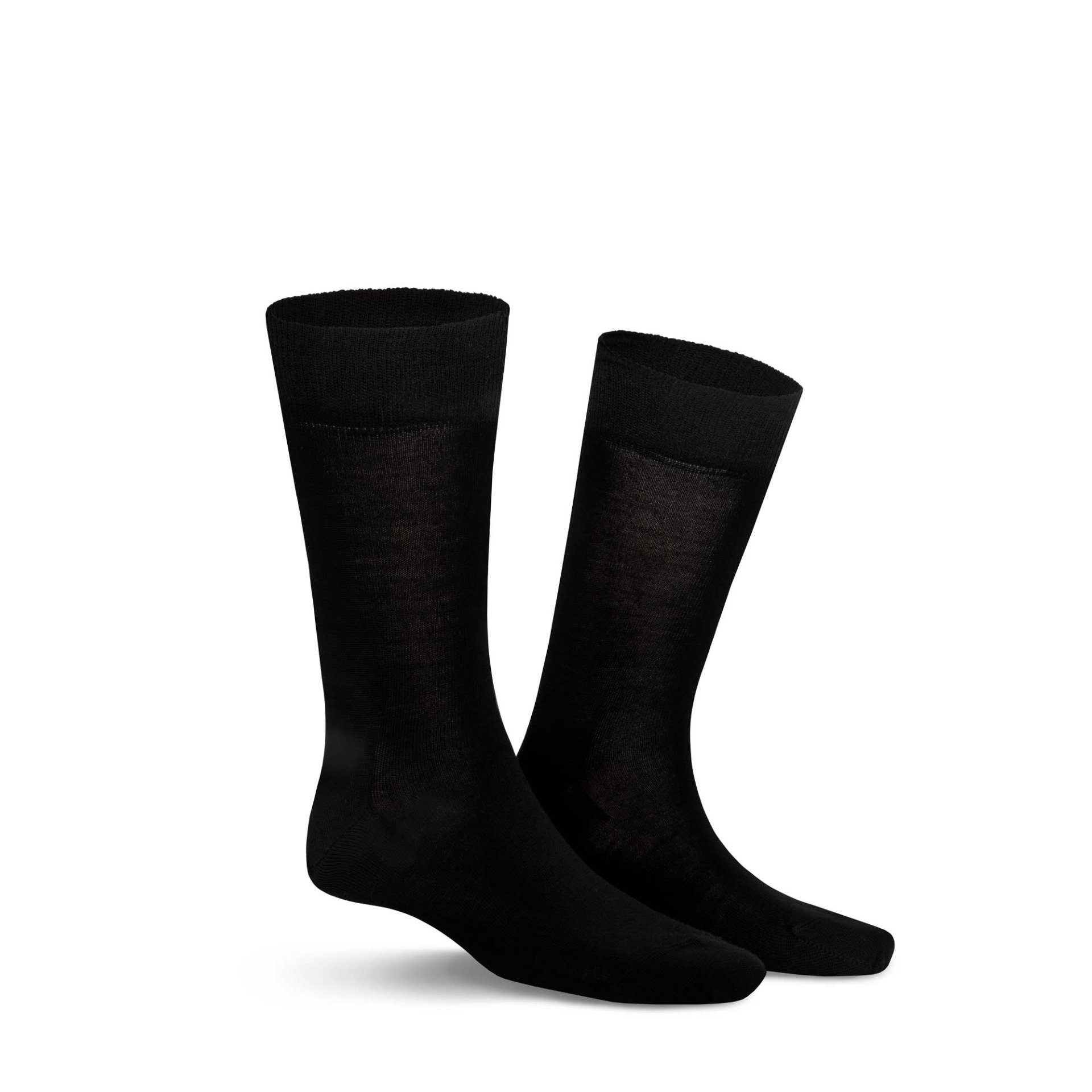 98% Socken mit KUNERT Herren Winterliche Black Basicsocken Woll-Anteil 0070 (1-Paar) WOOL CARE